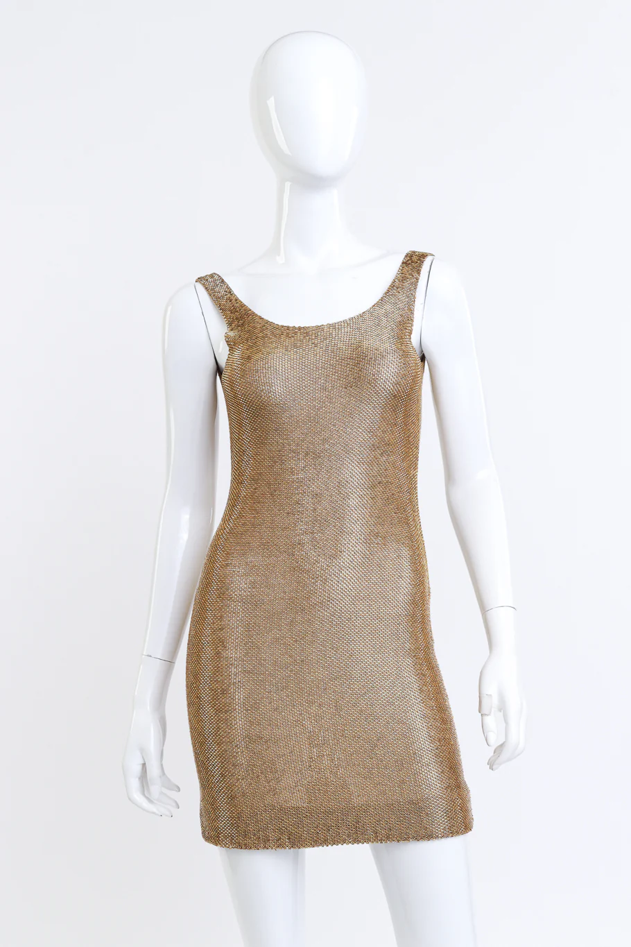 Liquid Gold Beaded Cocktail Dress II