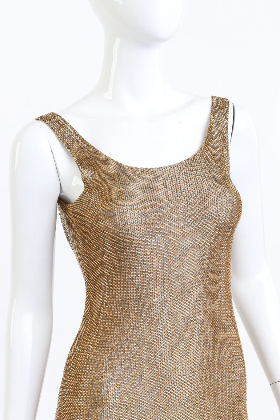 Liquid Gold Beaded Cocktail Dress II - Image 5