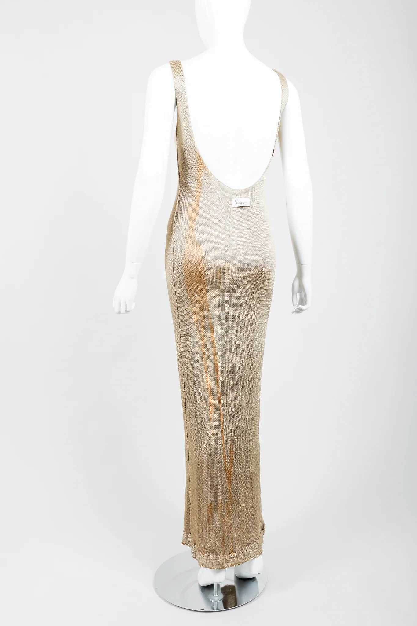 Liquid Gold Beaded Gown - Image 12