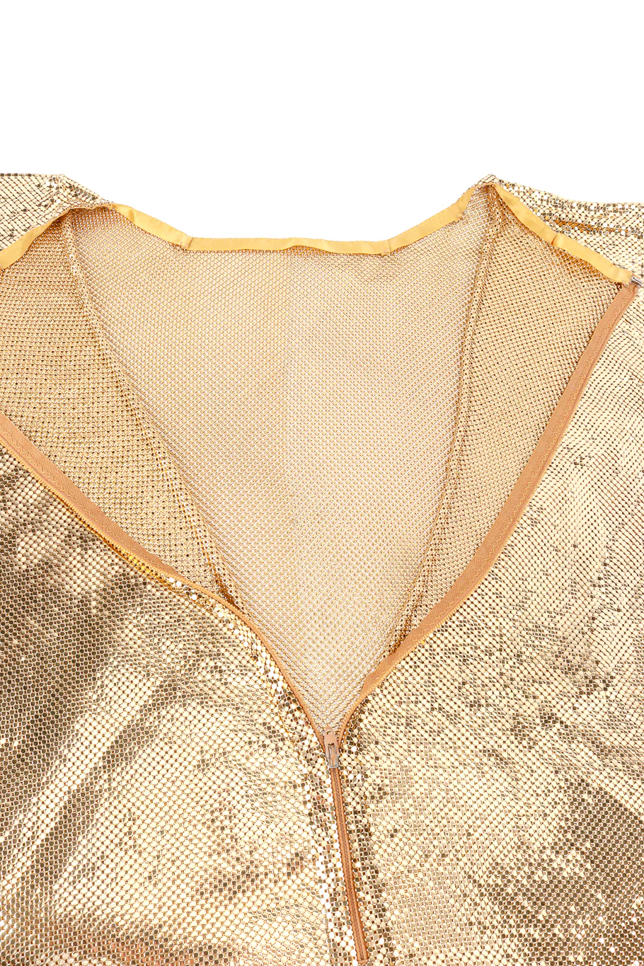 Liquid Gold Metal Mesh Tee - Image 8
