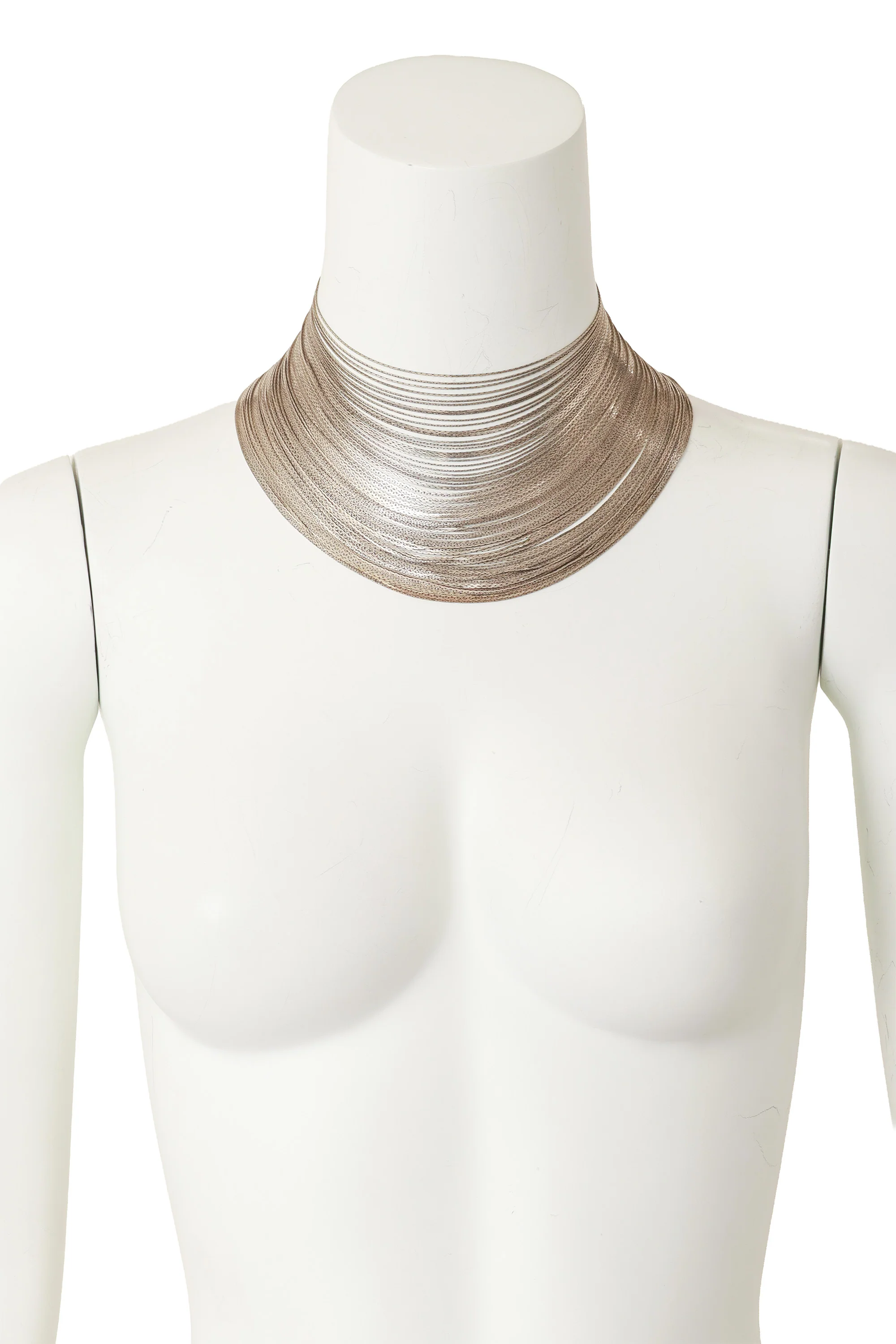 Liquid Herringbone Chain Necklace - Image 2