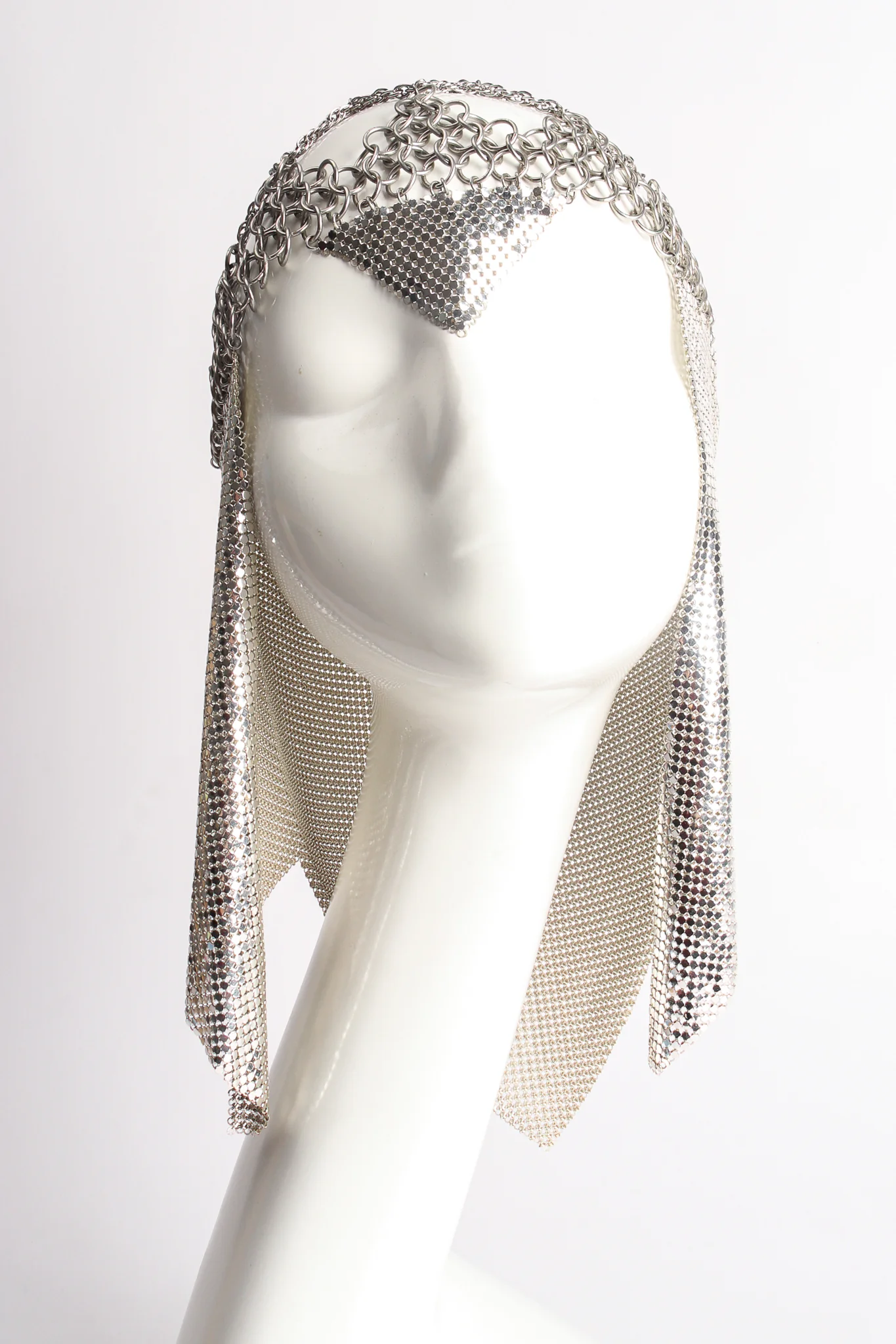 Liquid Mesh Casque Coif Headdress - Image 2