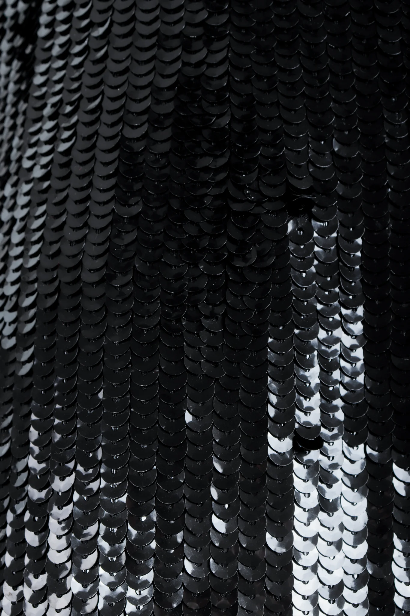 Liquid Sequin Black Tie Jumpsuit - Image 9