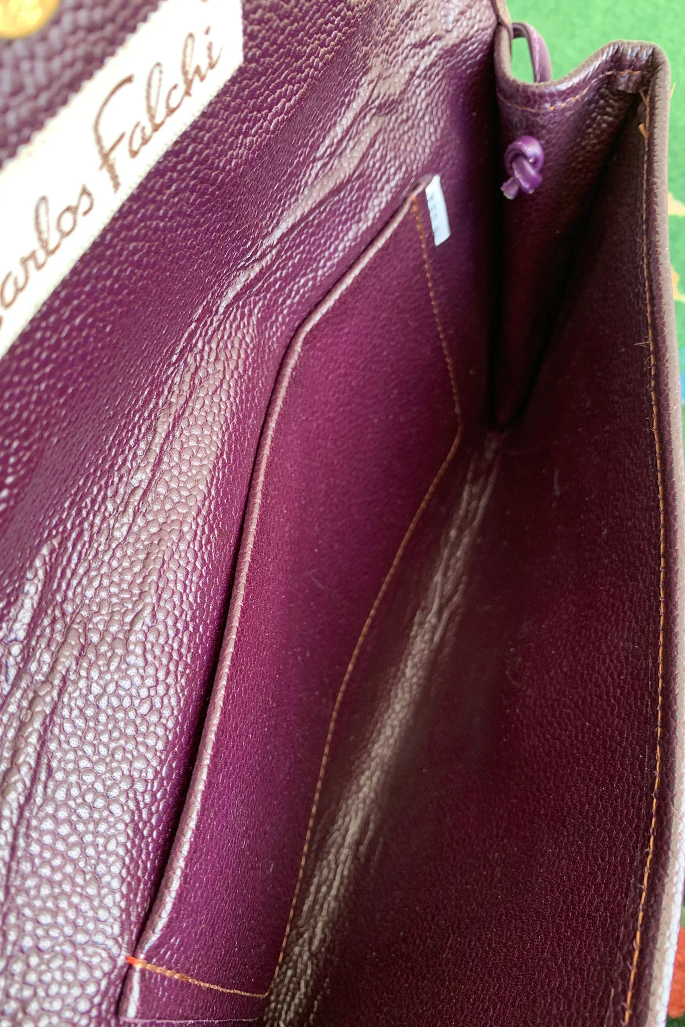 Lizard Snake Patchwork Clutch - Image 6