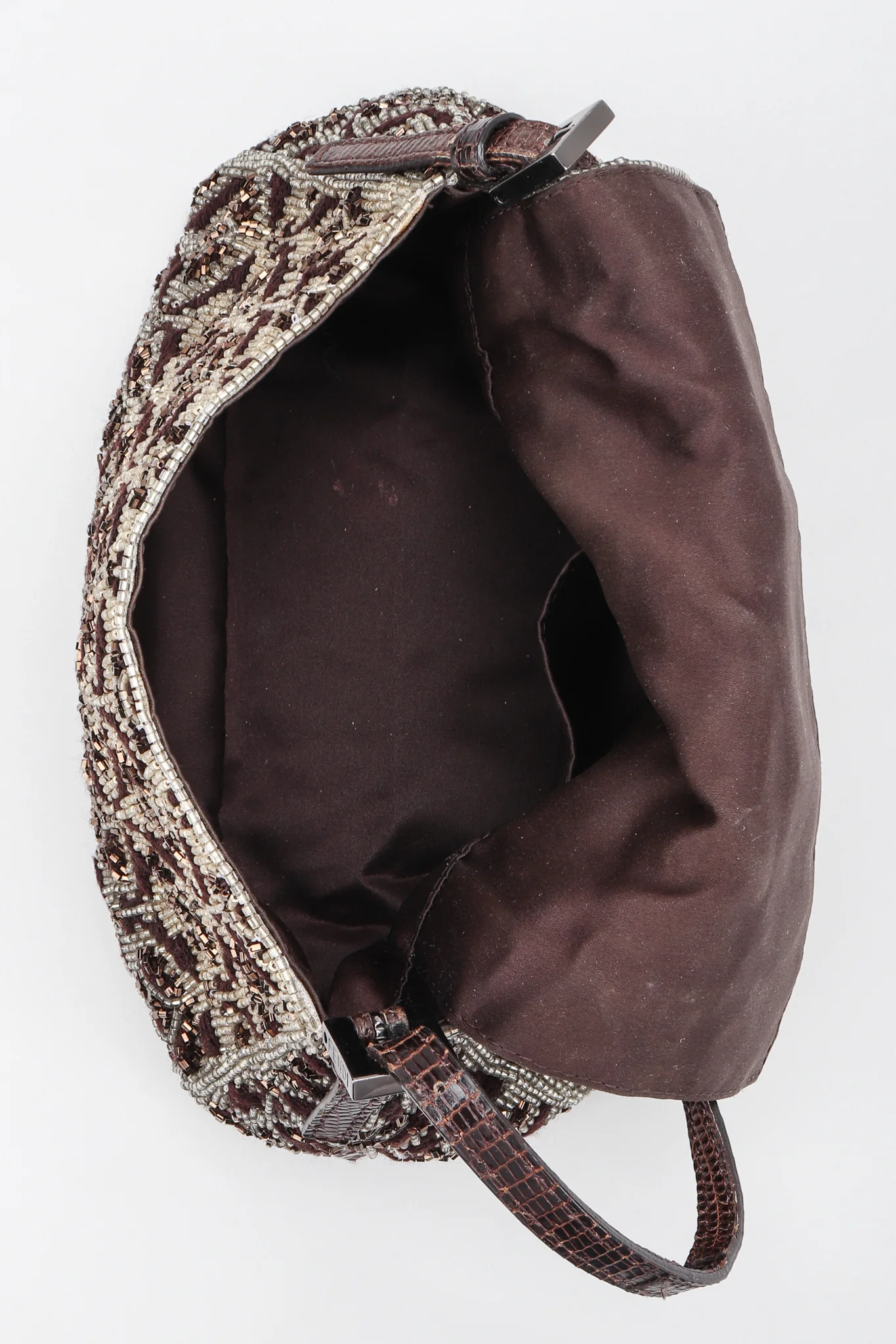 Lizard-Trim Damask Beaded Baguette - Image 12