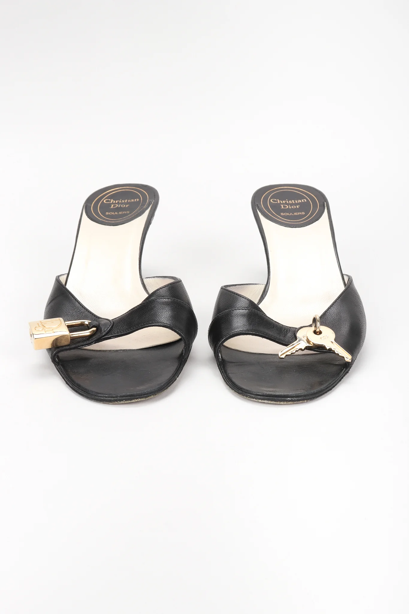 Lock & Key Leather Sandals - Image 4