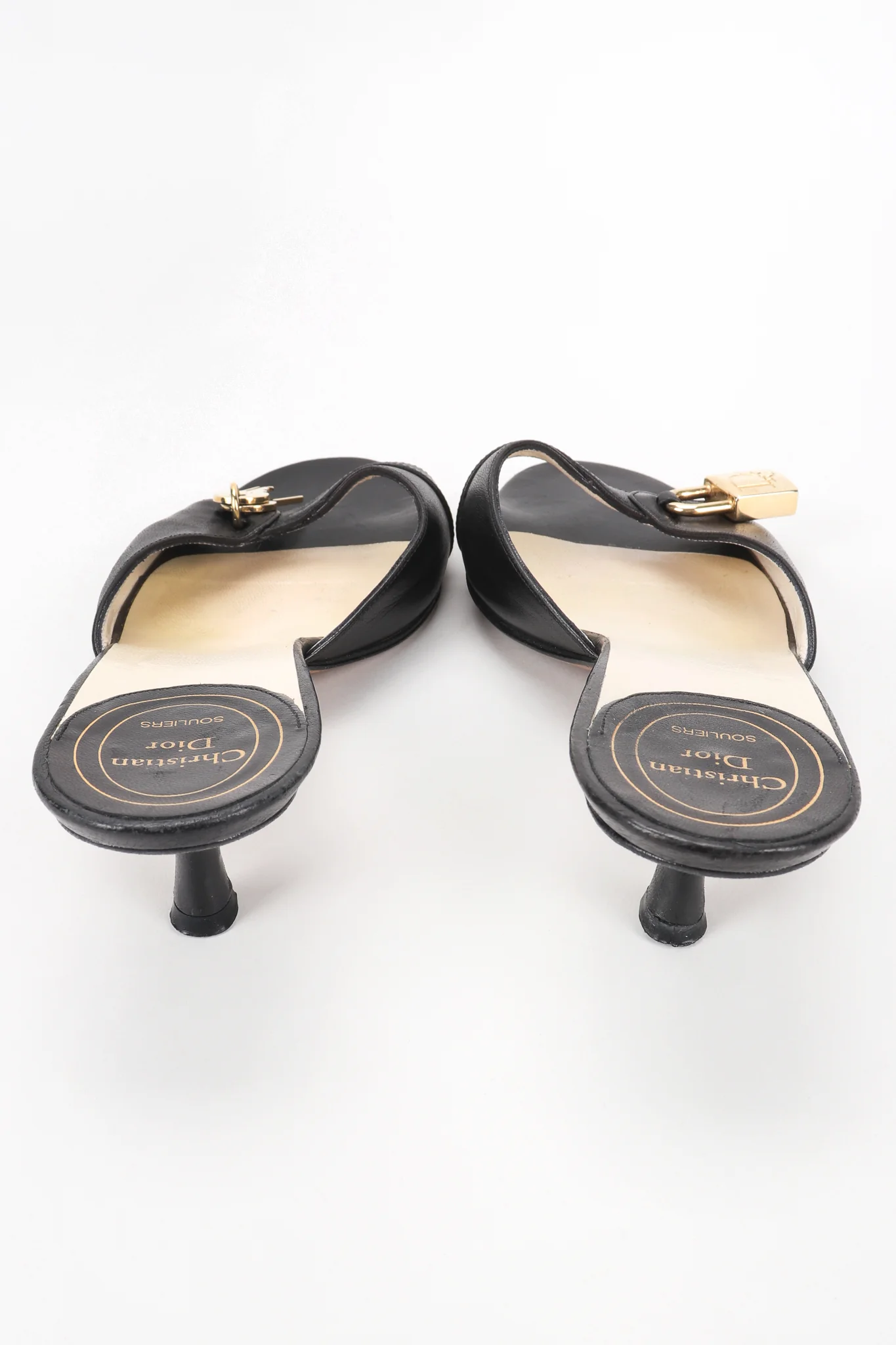Lock & Key Leather Sandals - Image 6