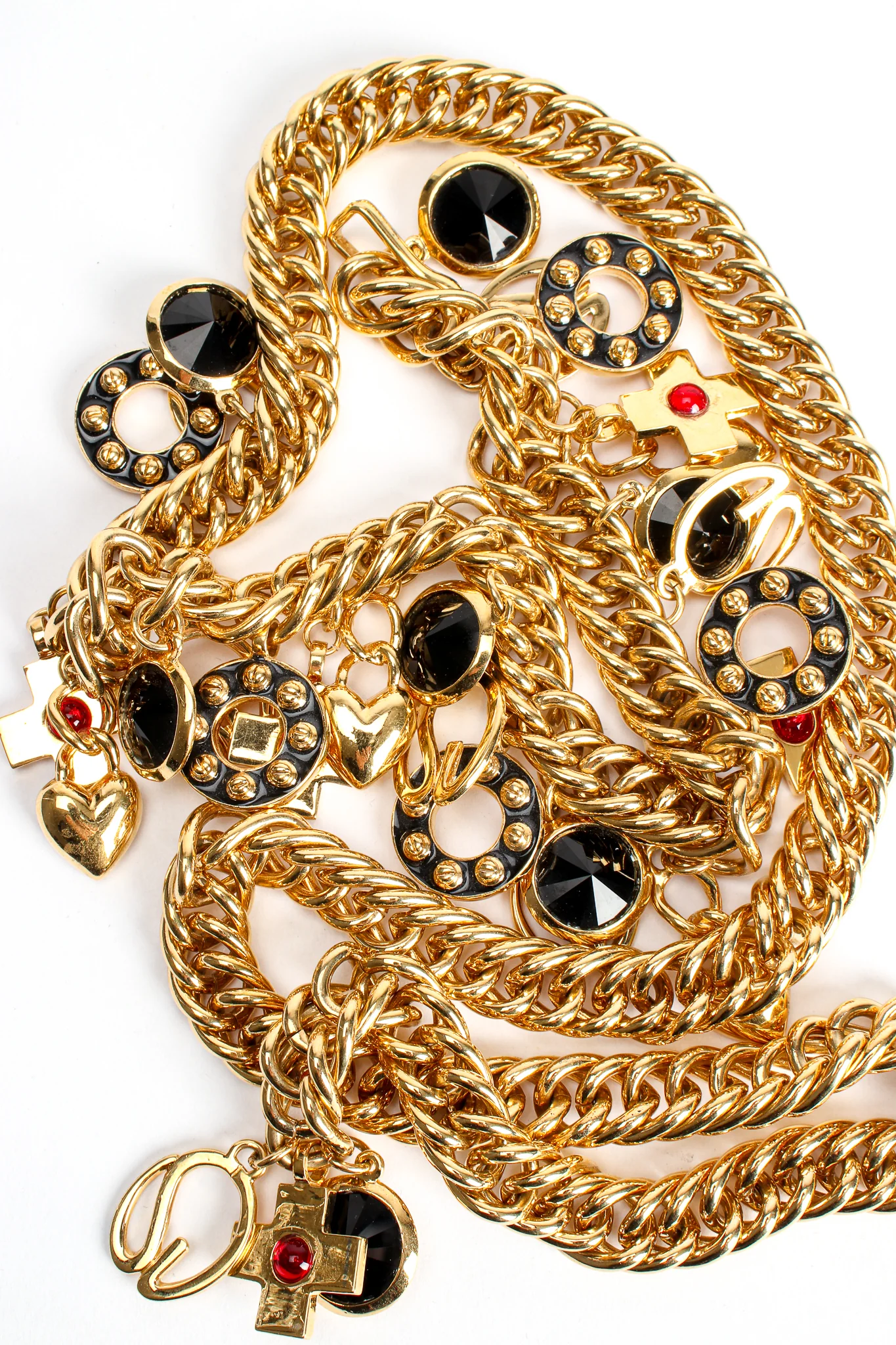 Logo Charm Chain Belt - Image 5