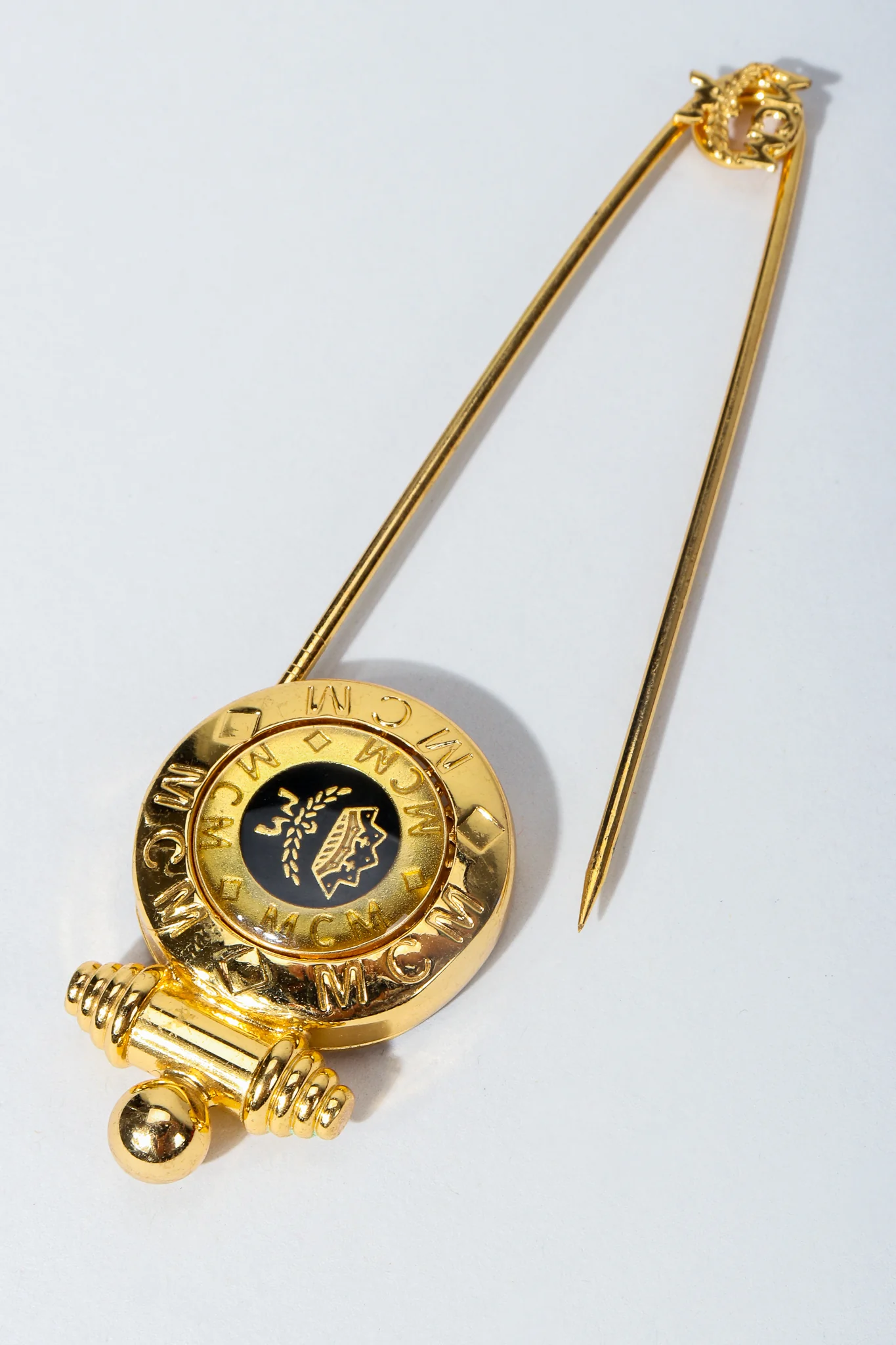 Logo Safety Pin Brooch - Image 3