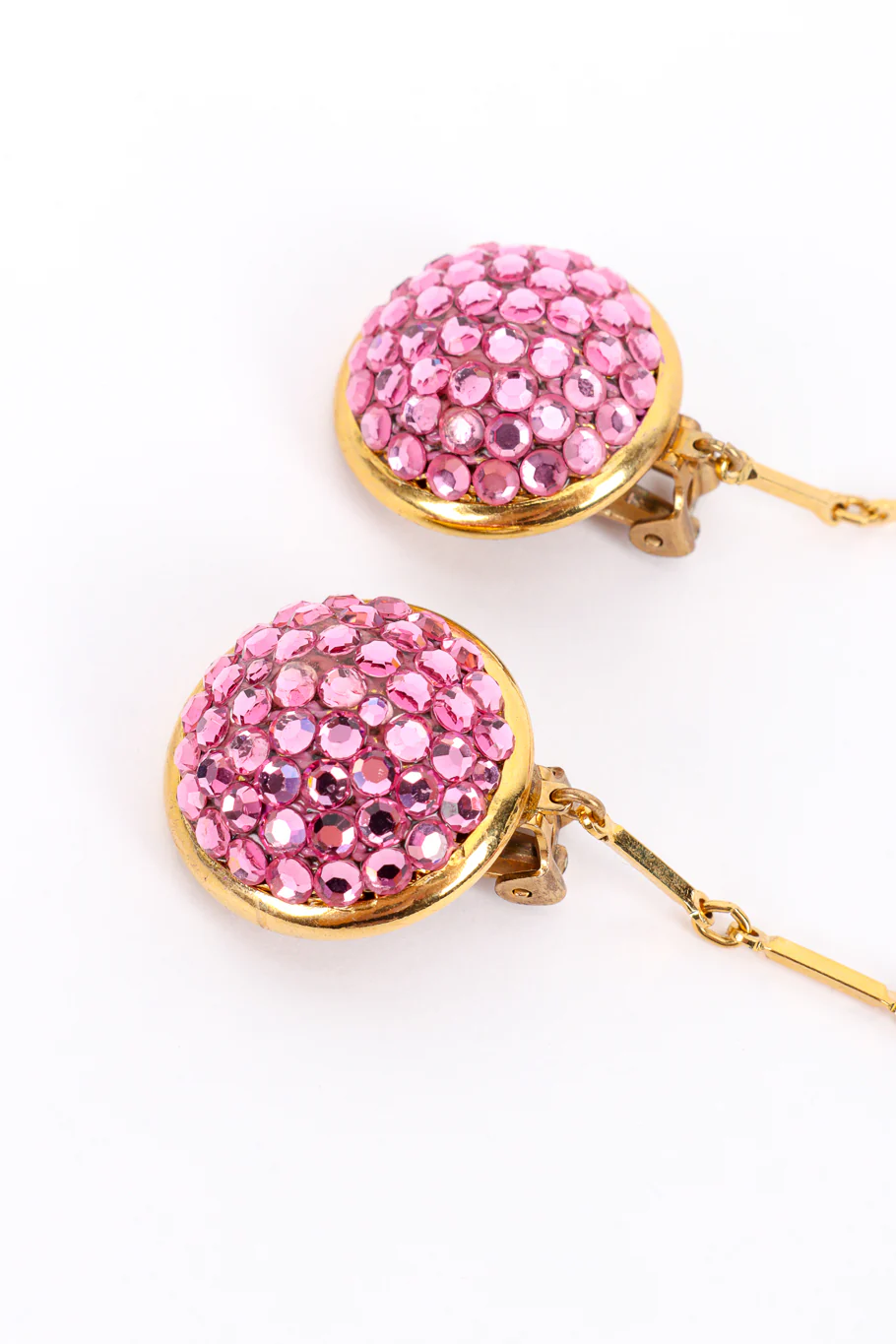 Long Crystal Star Drop Earrings - Image 4