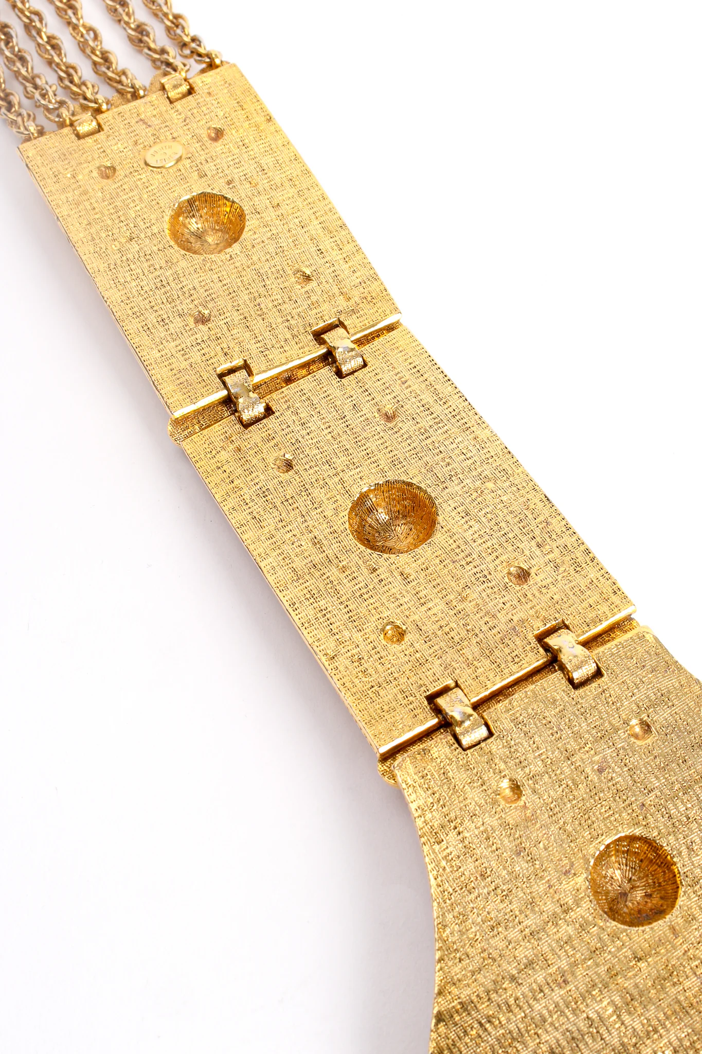 Long Filigree Plate Necklace II - Image 9
