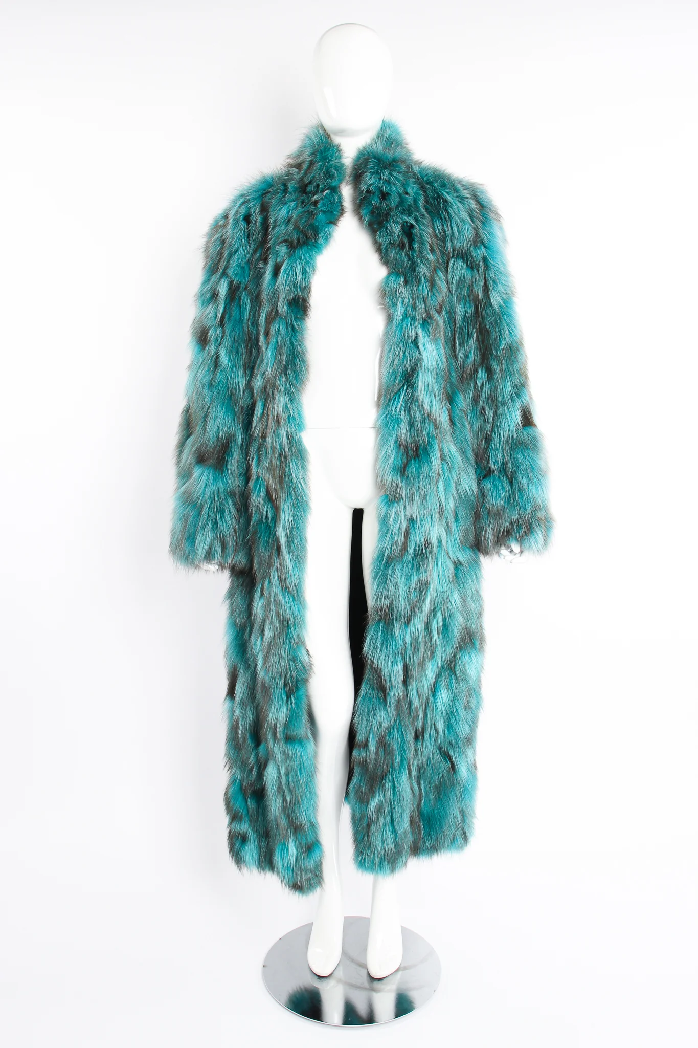 Long Fox Fur Coat - Image 4