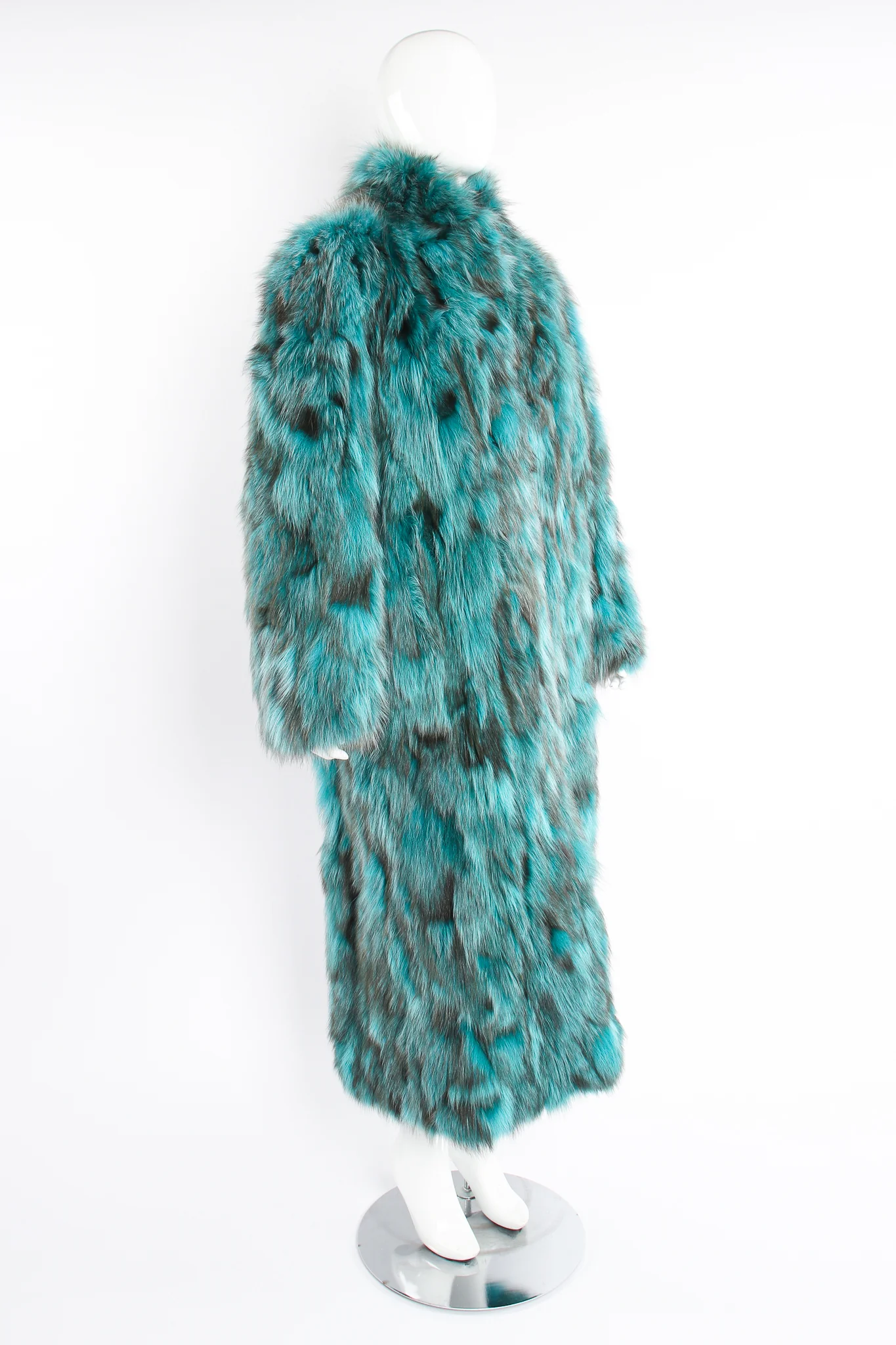 Long Fox Fur Coat - Image 6