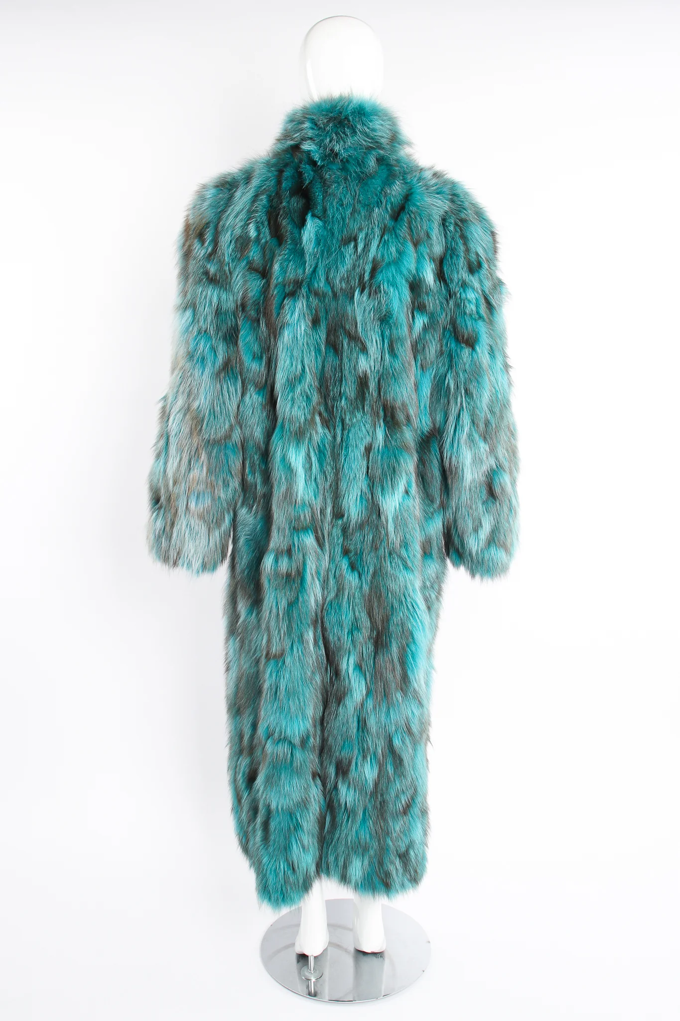 Long Fox Fur Coat - Image 7