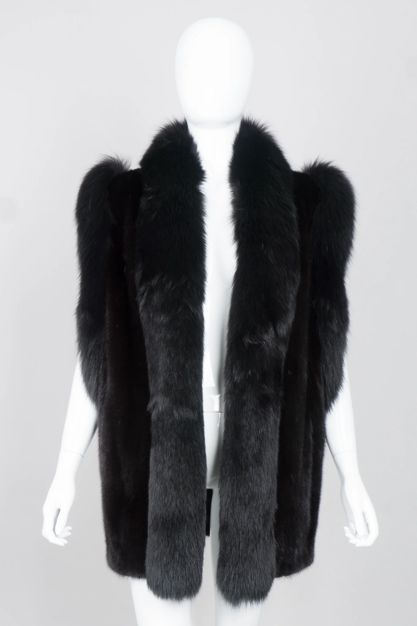 Long Fur Vest - Image 4