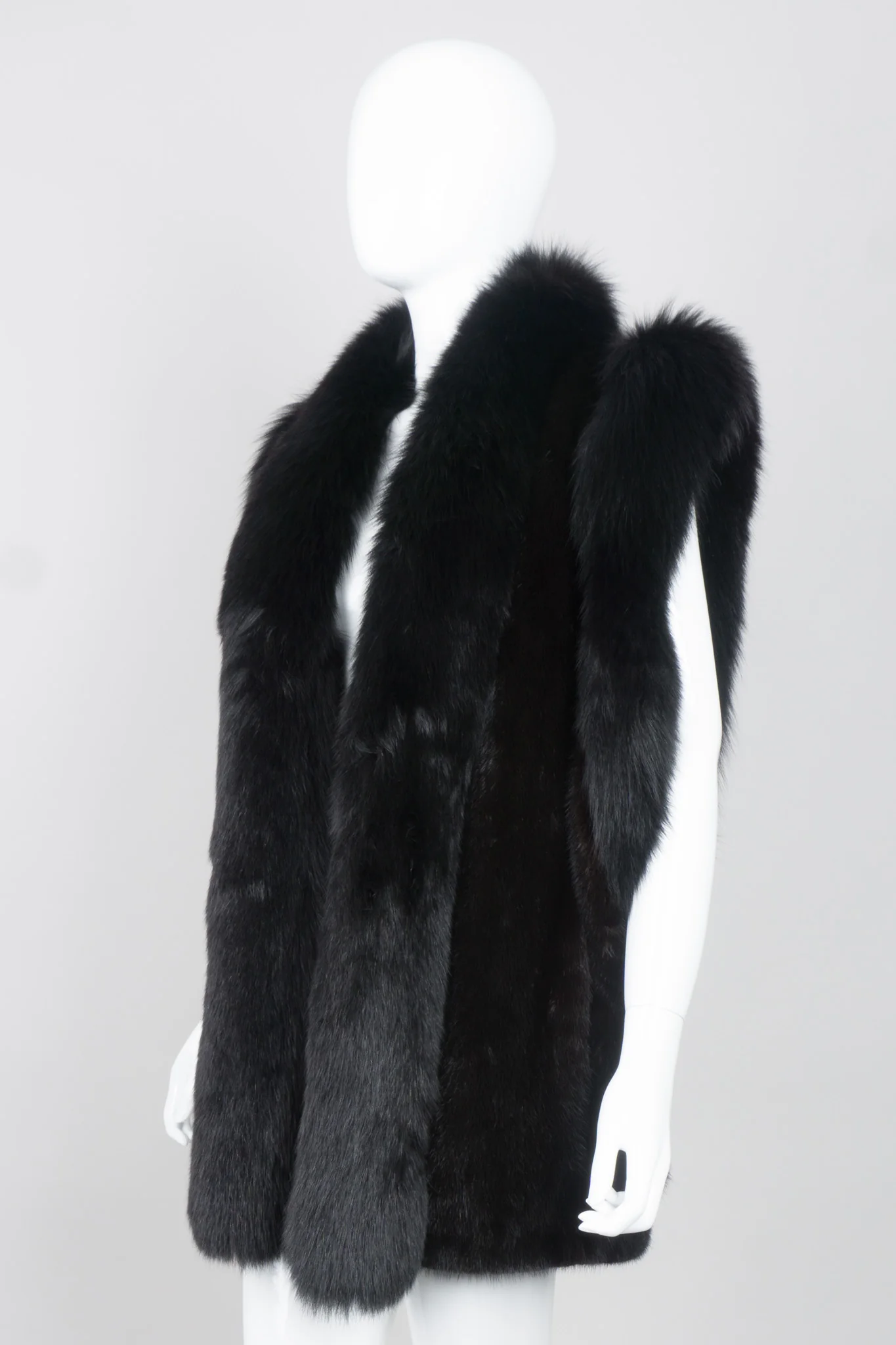 Long Fur Vest - Image 5
