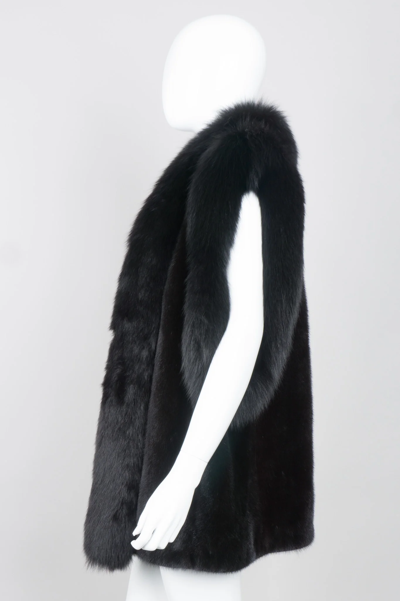 Long Fur Vest - Image 6