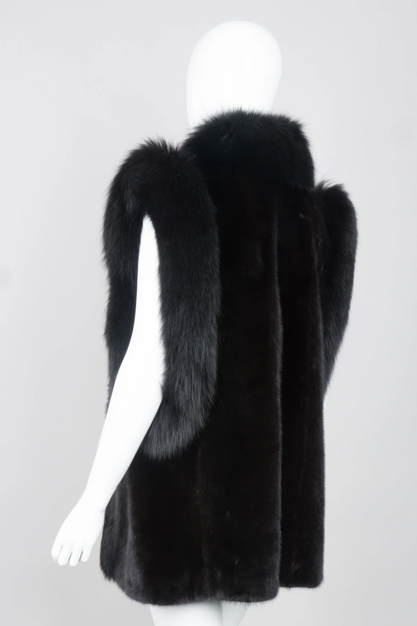 Long Fur Vest - Image 7
