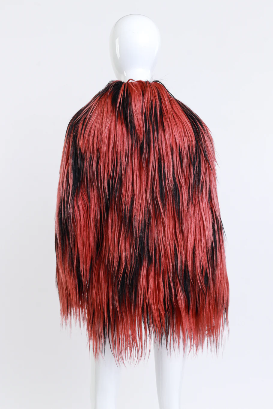 Long Goat Fur Jacket - Image 4