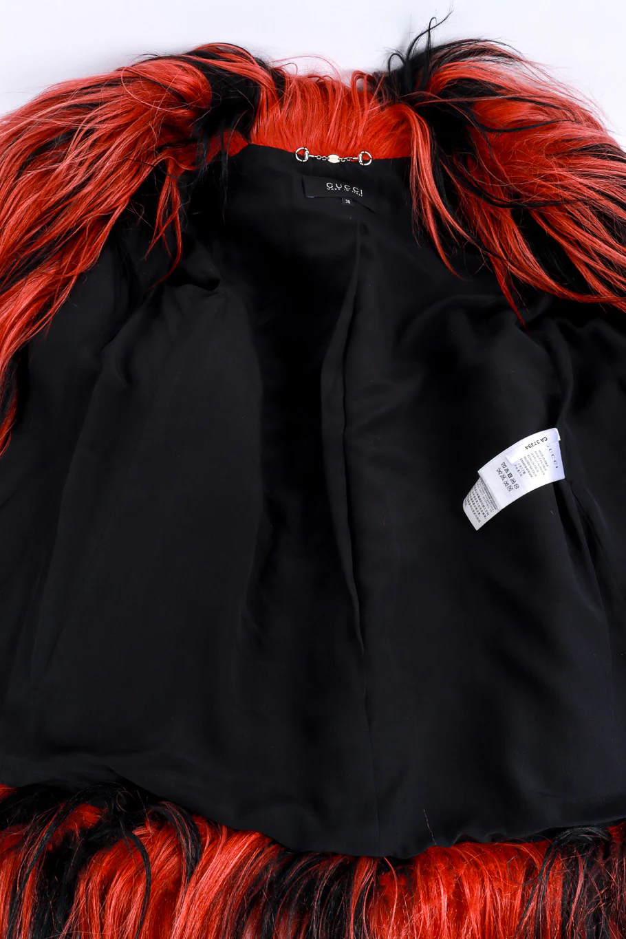 Long Goat Fur Jacket - Image 6