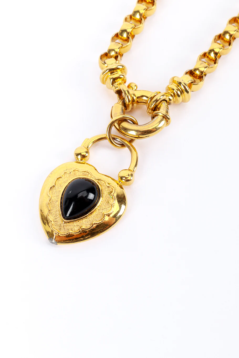 Long Heart Pendant Necklace - Image 4