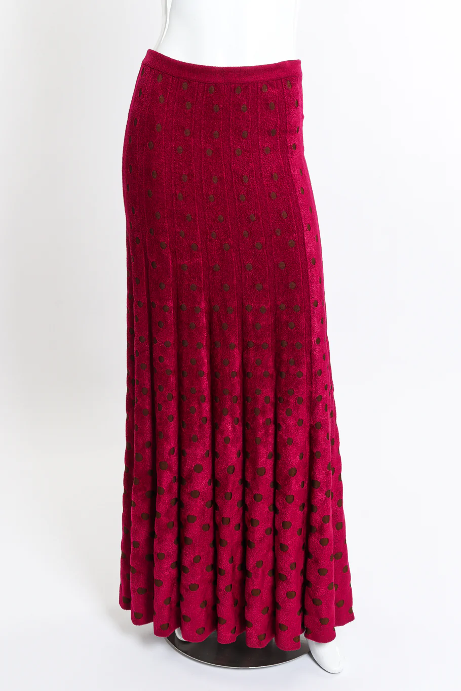 Long Polka Dot Skirt