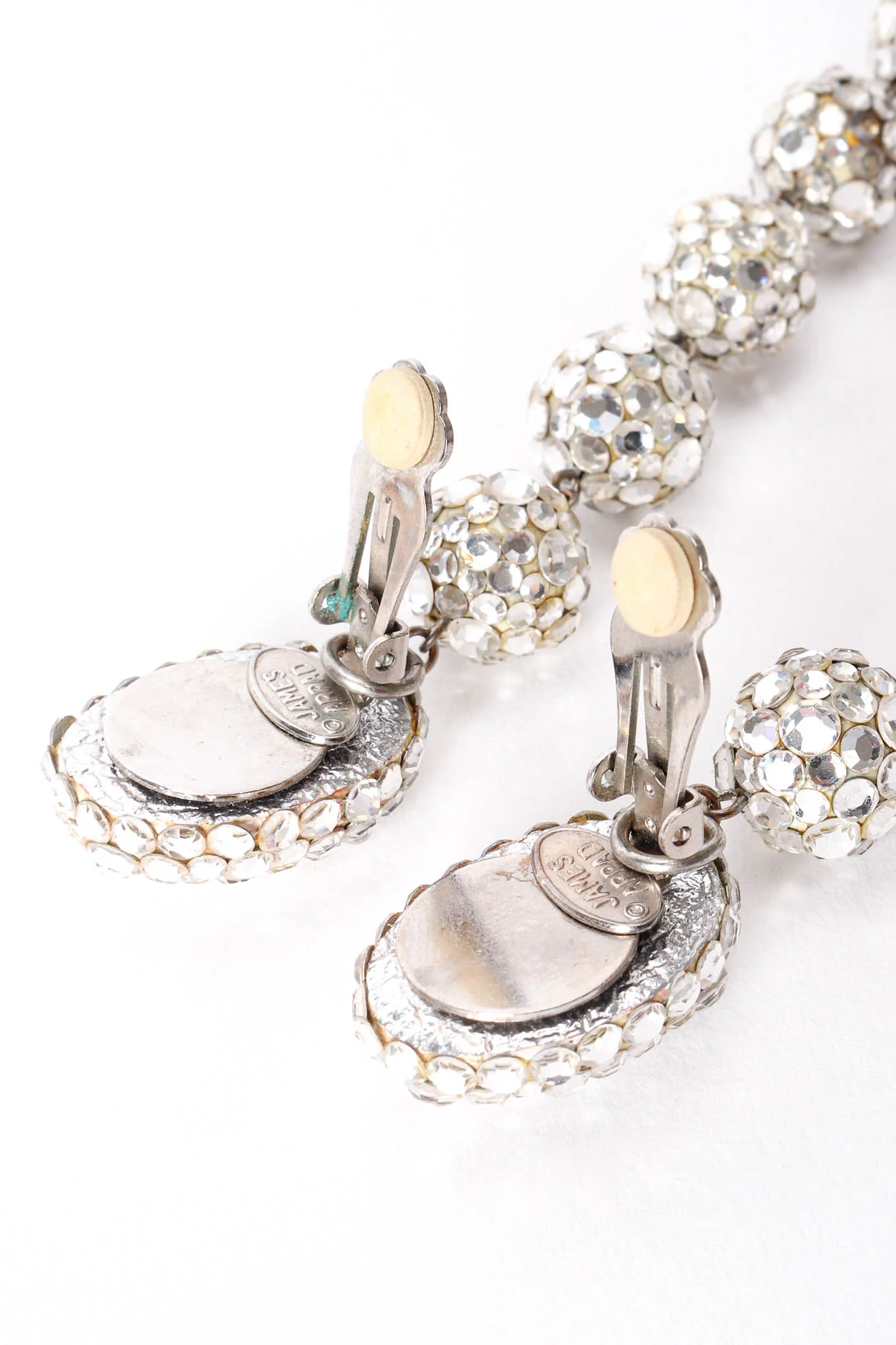Long Rhinestone Ball Drop Earrings II - Image 6