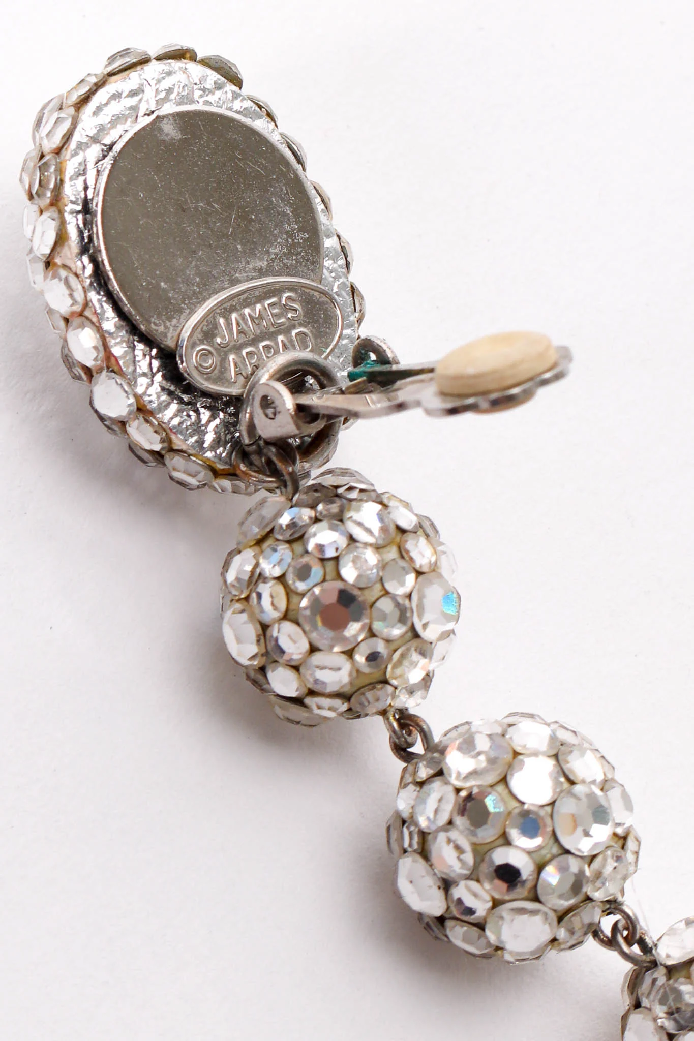 Long Rhinestone Ball Drop Earrings II - Image 7