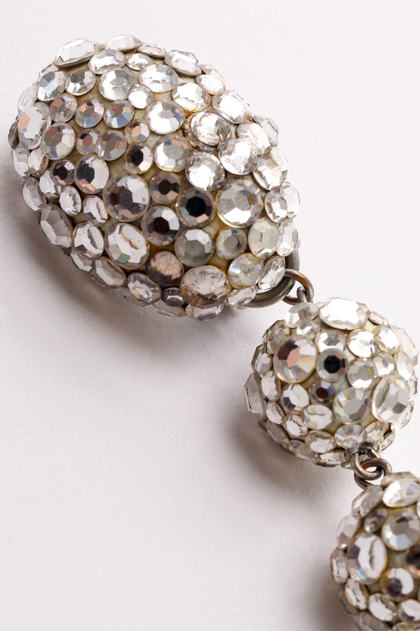 Long Rhinestone Ball Drop Earrings II - Image 8