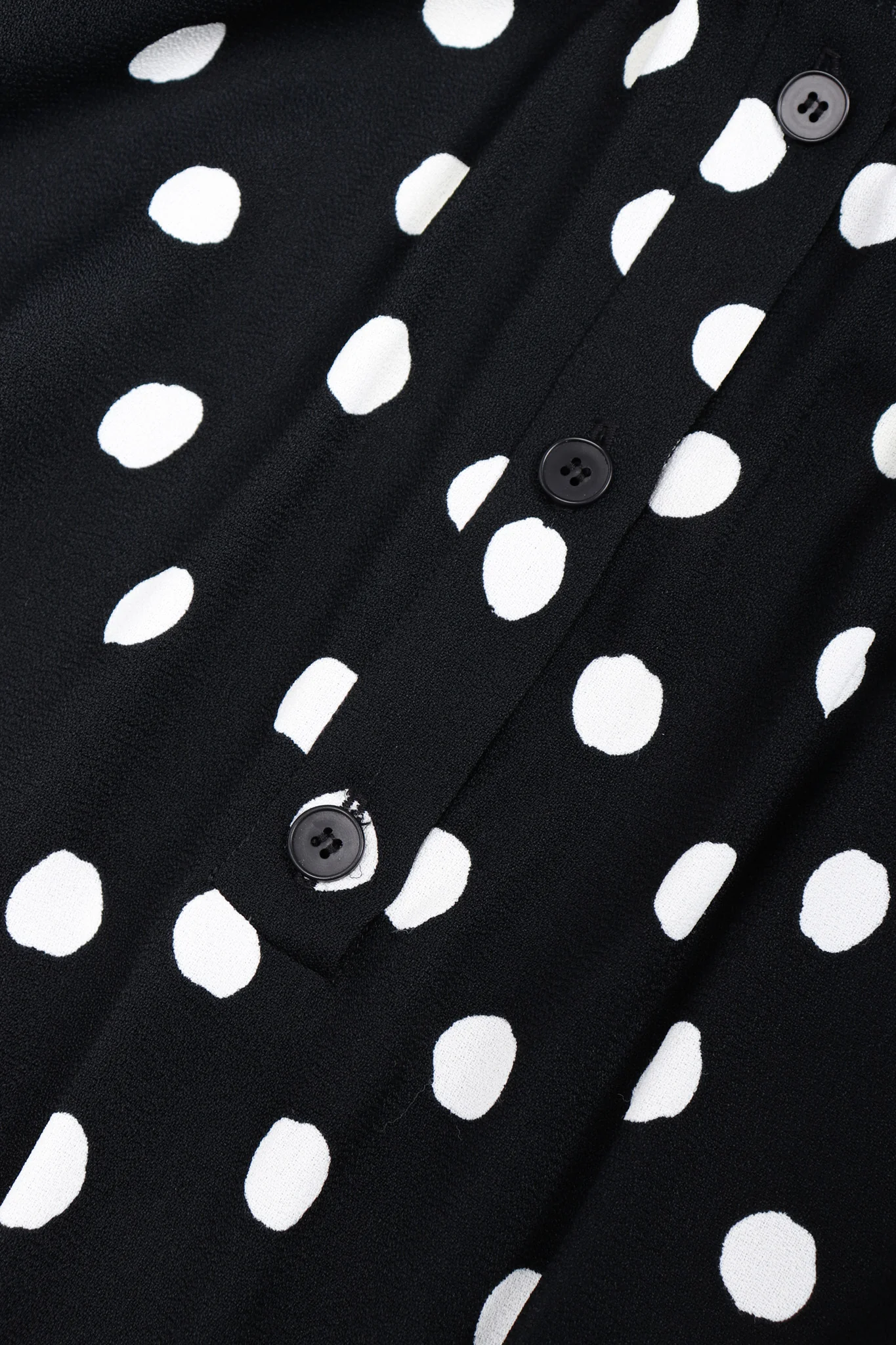Long Sleeve Polka Dotted Dress - Image 12