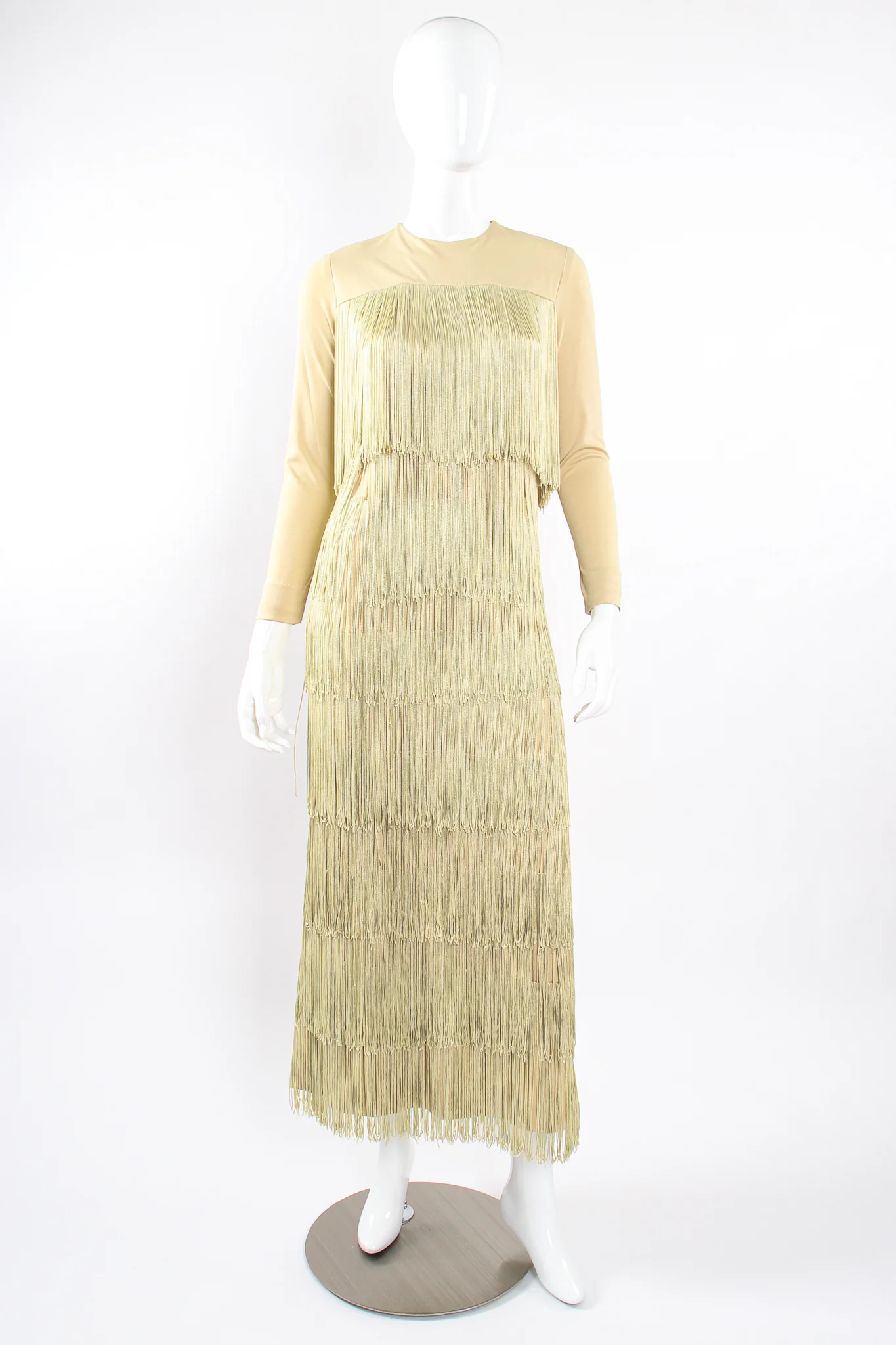 Long Tiered Fringe Dress - Image 6