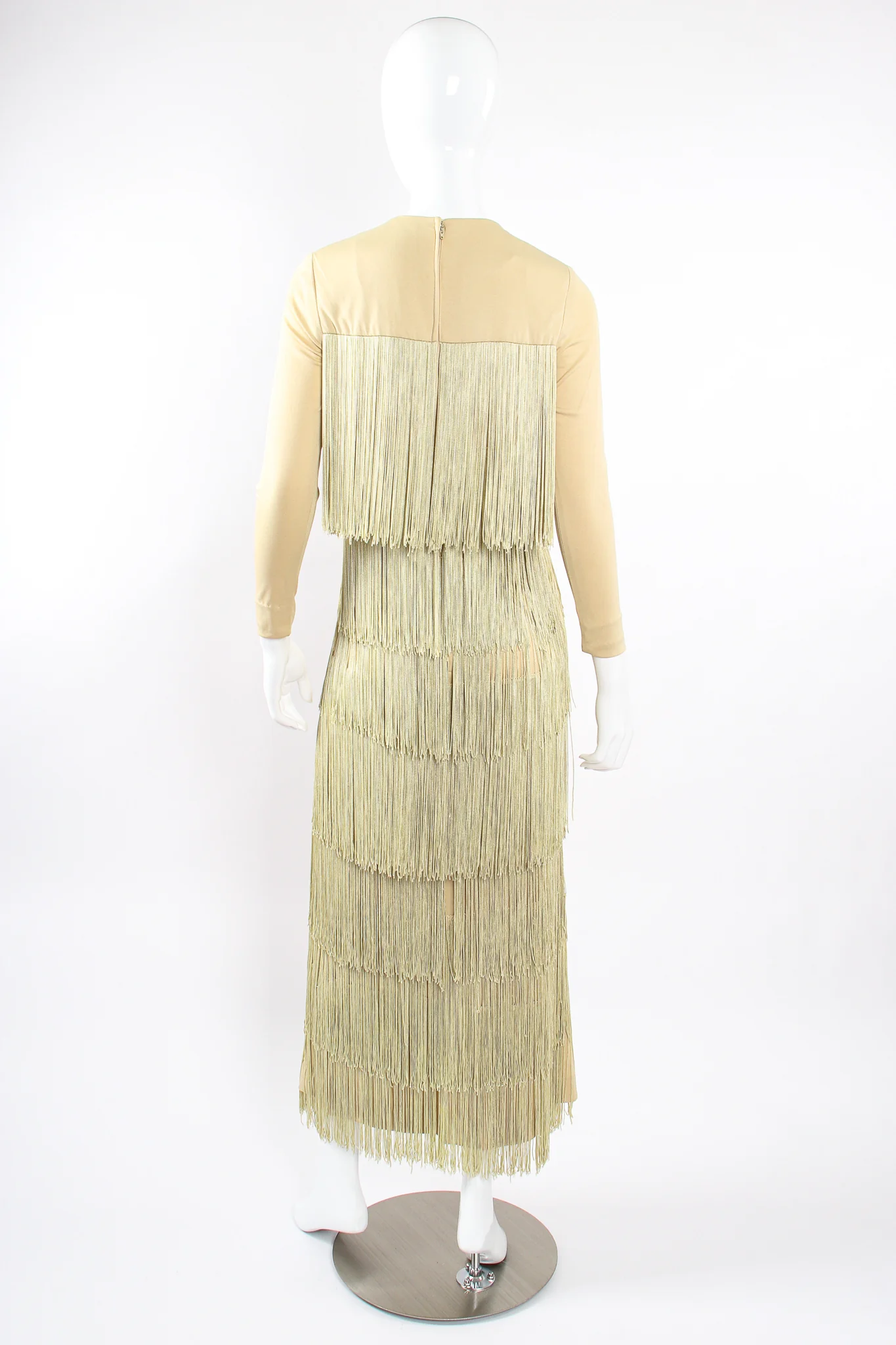 Long Tiered Fringe Dress - Image 8