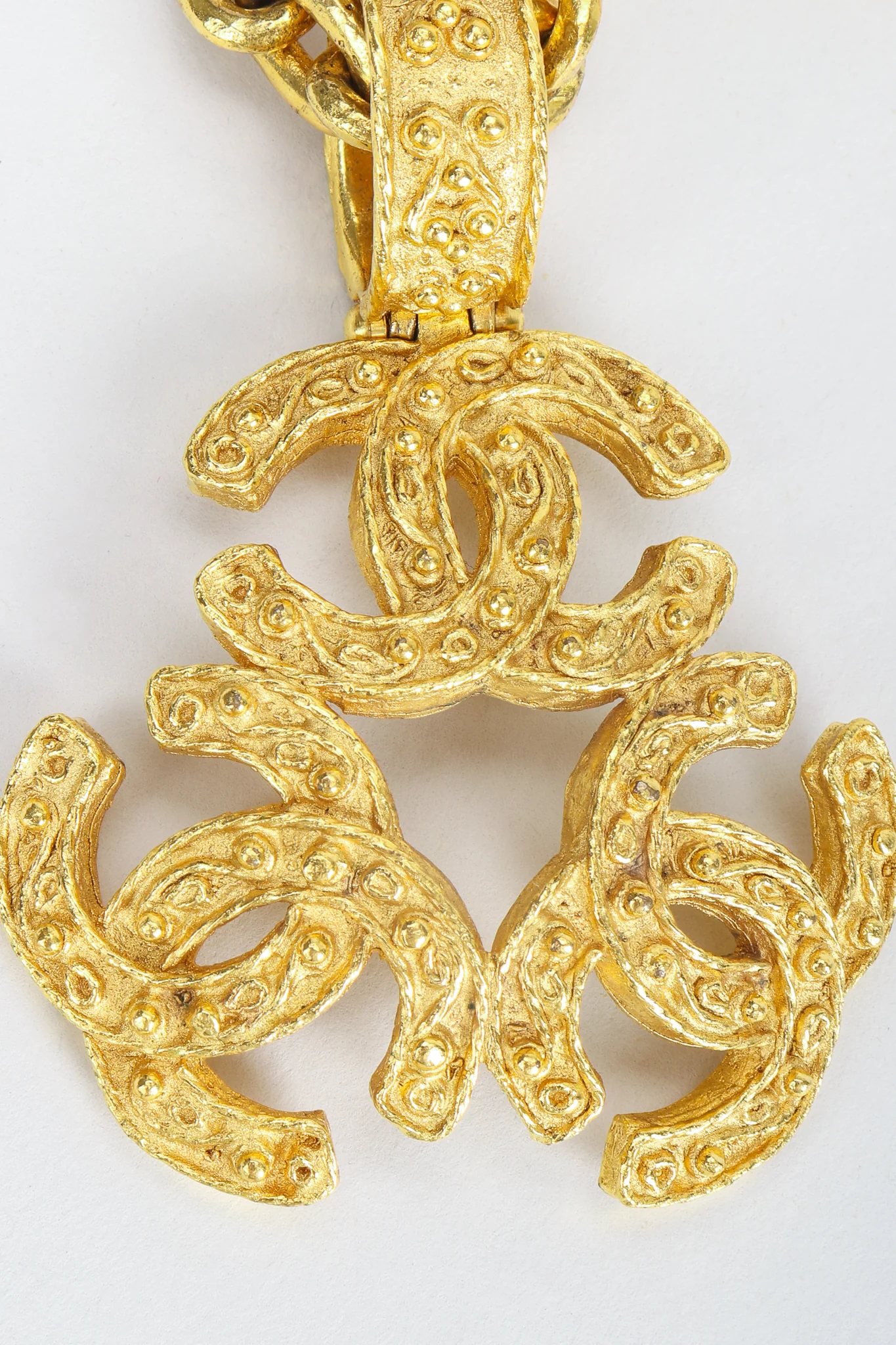 Long Triple CC Logo Pendant - Image 6