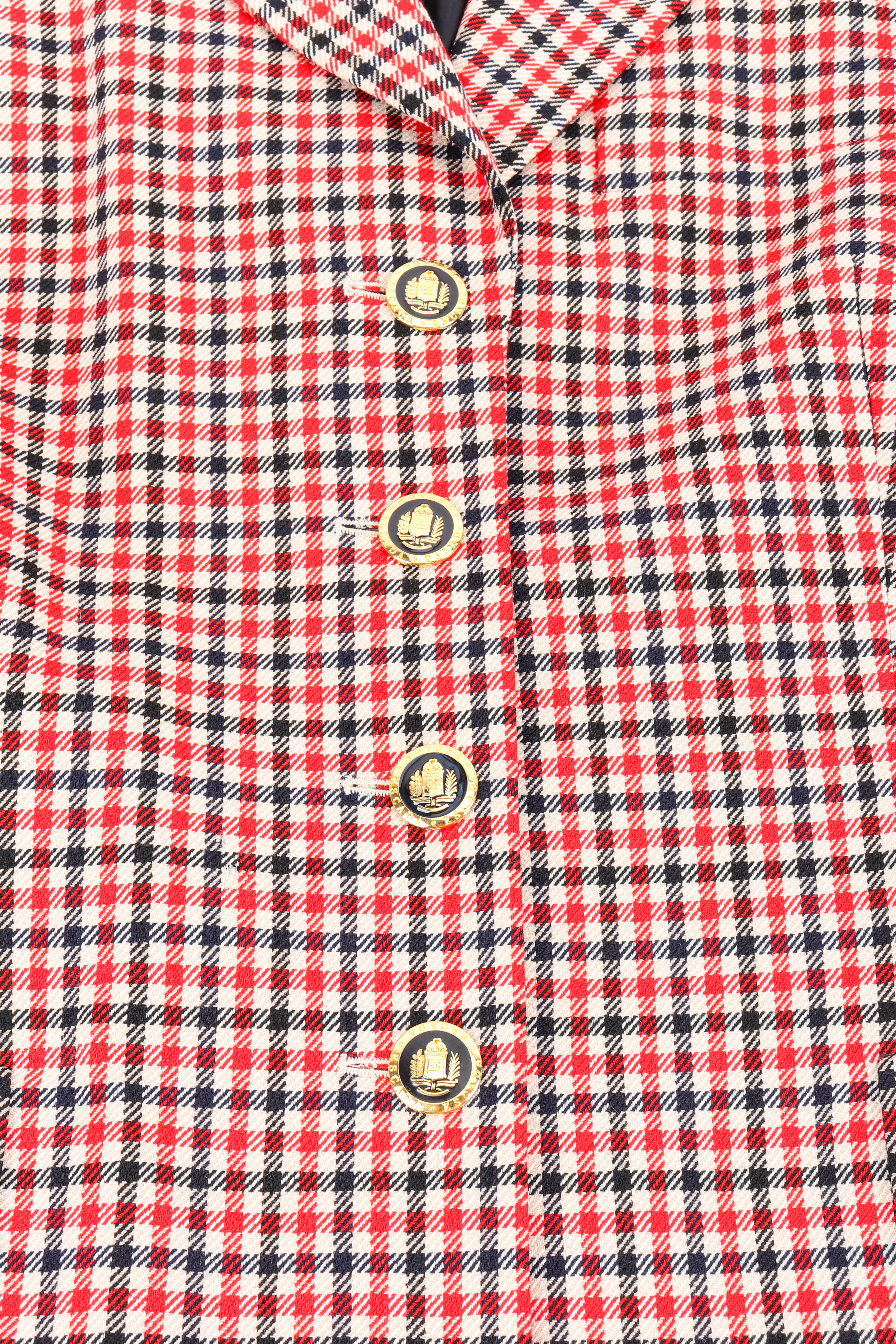 Longline Checkered Blazer - Image 6