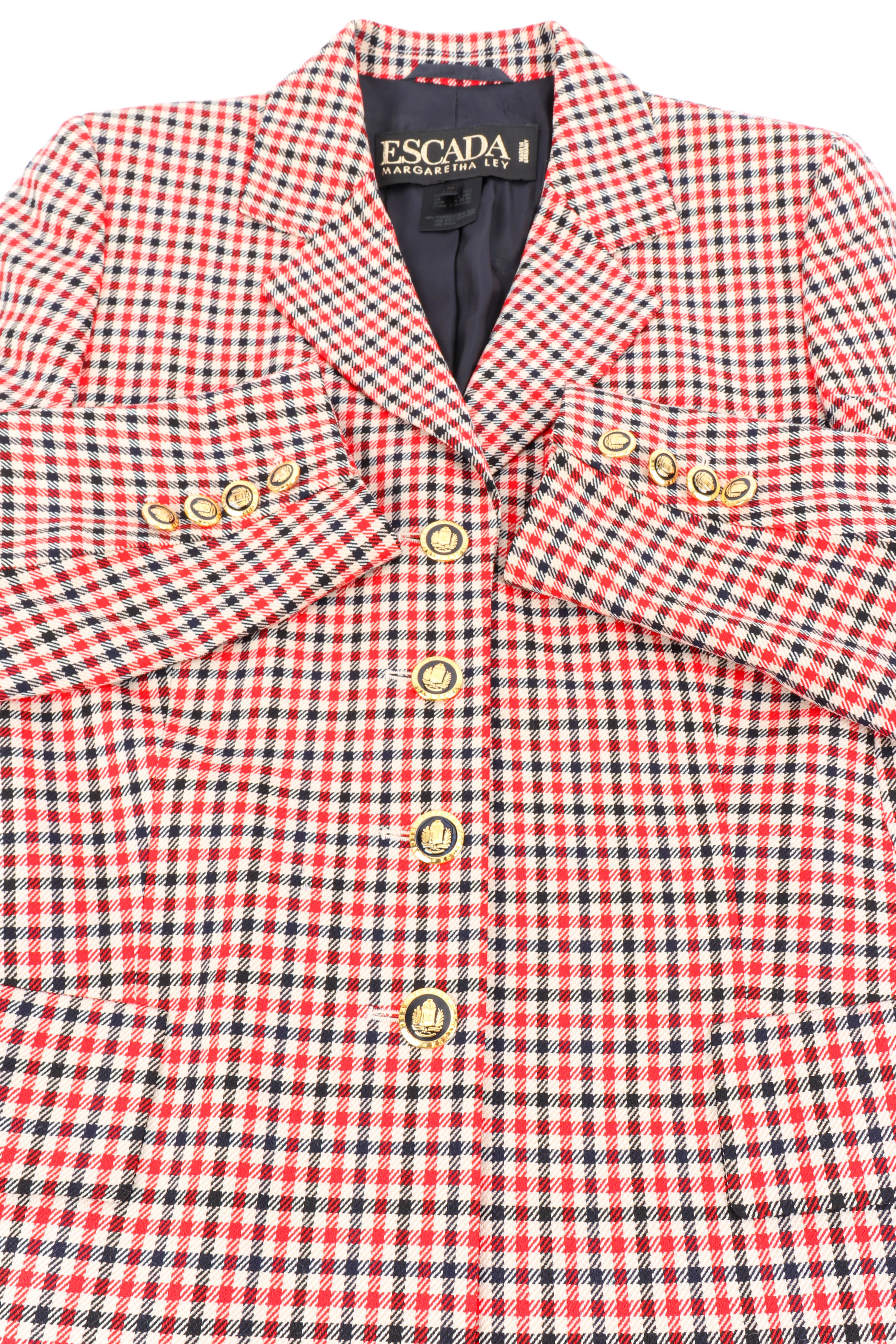 Longline Checkered Blazer - Image 7