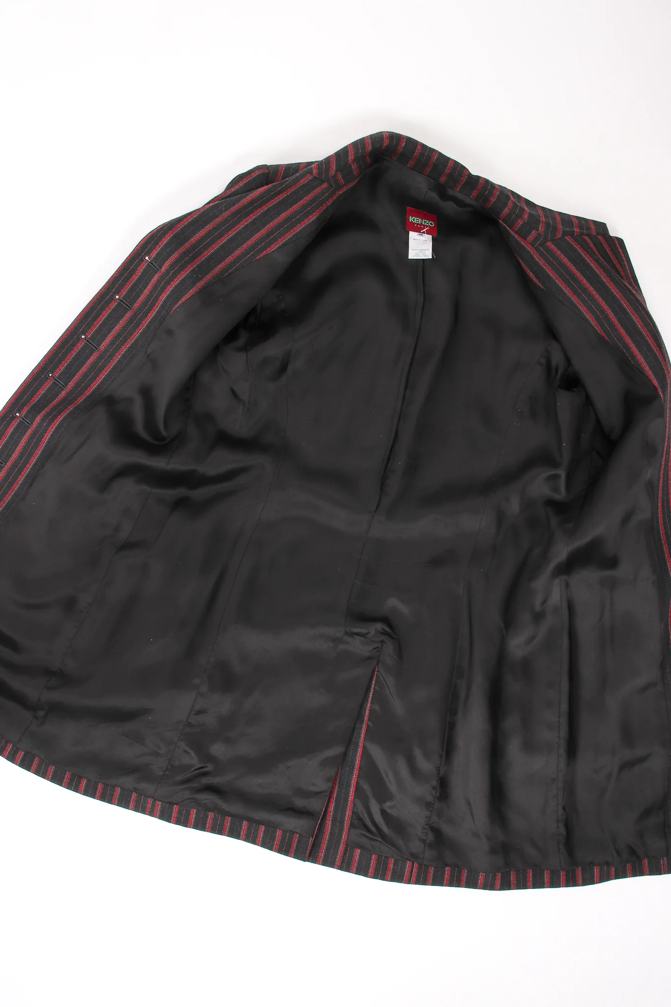 Longline Pinstripe Jacket & Pant Suit - Image 14