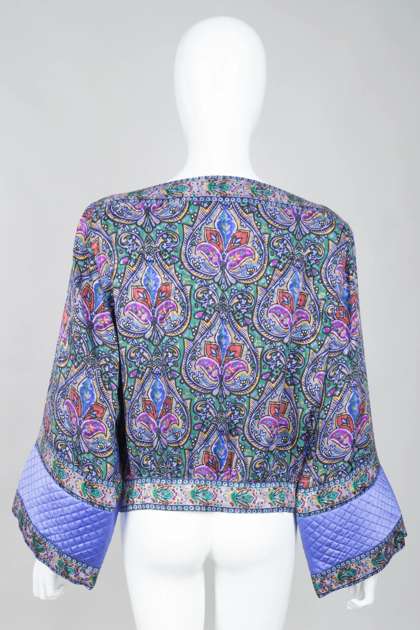 Lotus Print Blouse & Skirt Set - Image 12