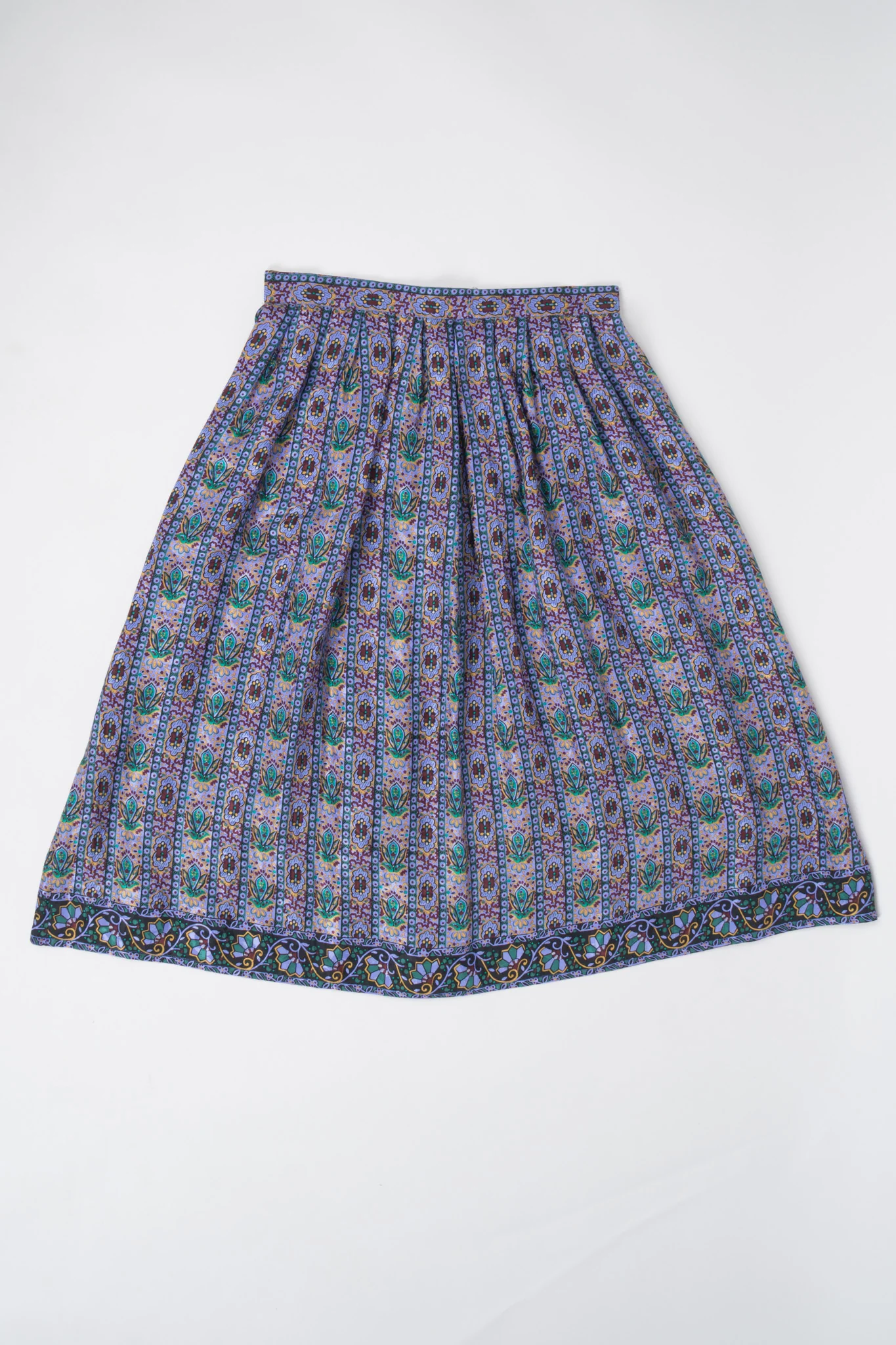 Lotus Print Blouse & Skirt Set - Image 19