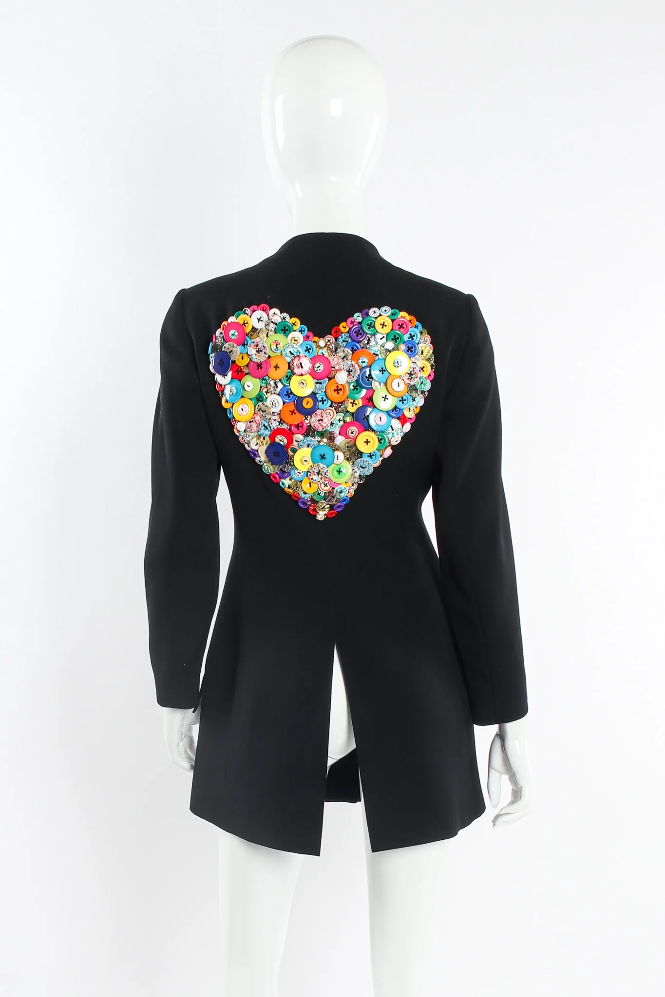Love Button Wool Jacket