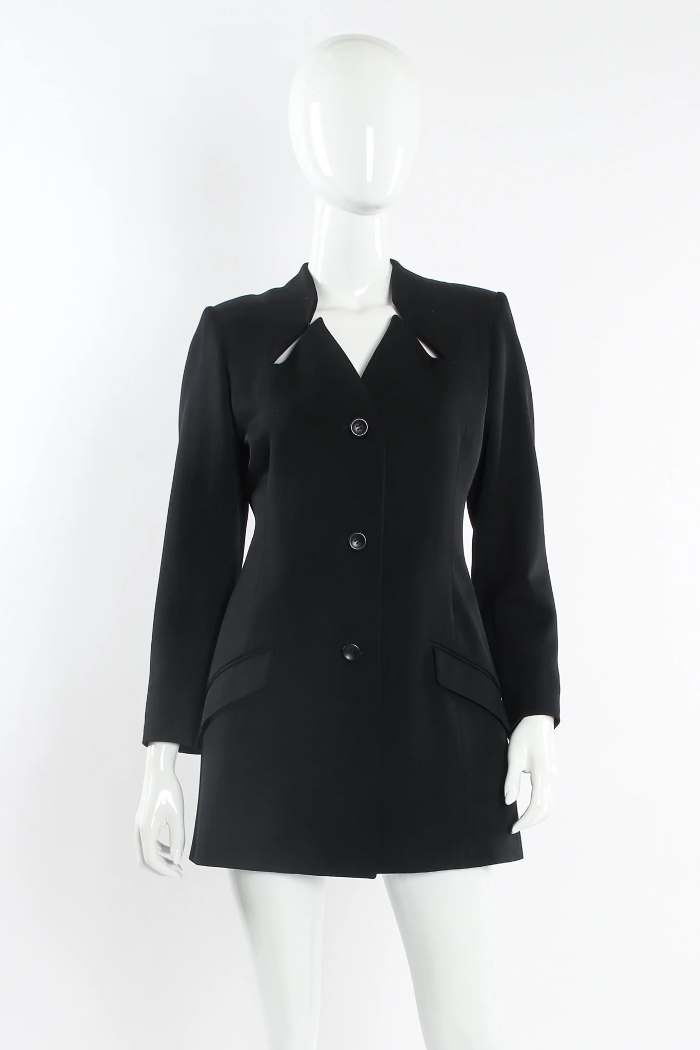 Love Button Wool Jacket - Image 2