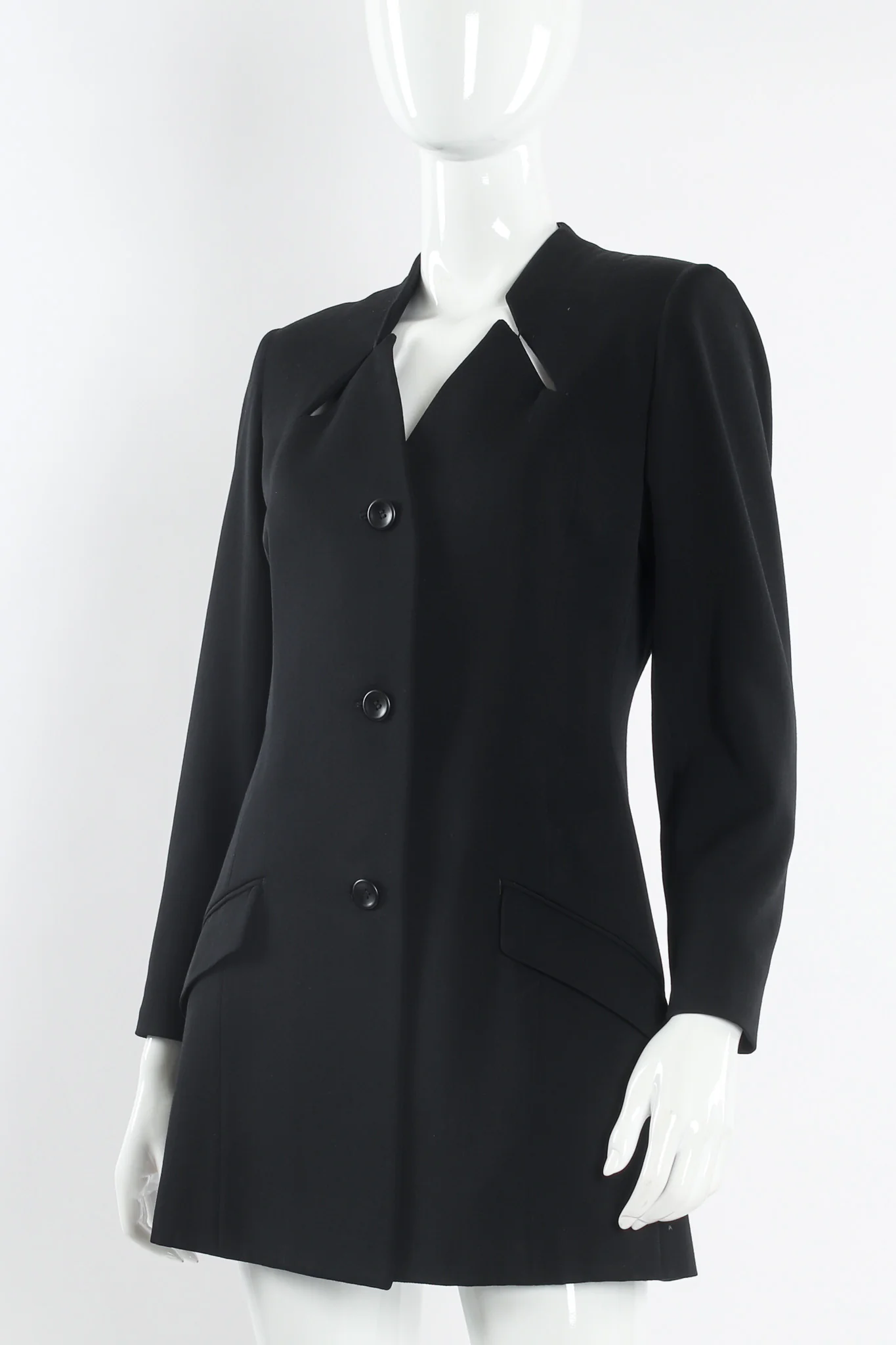 Love Button Wool Jacket - Image 4