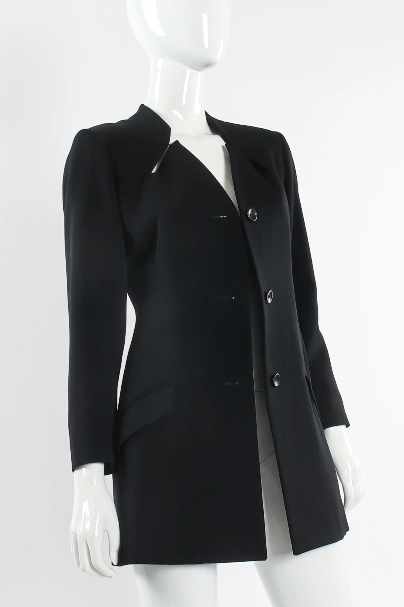 Love Button Wool Jacket - Image 5