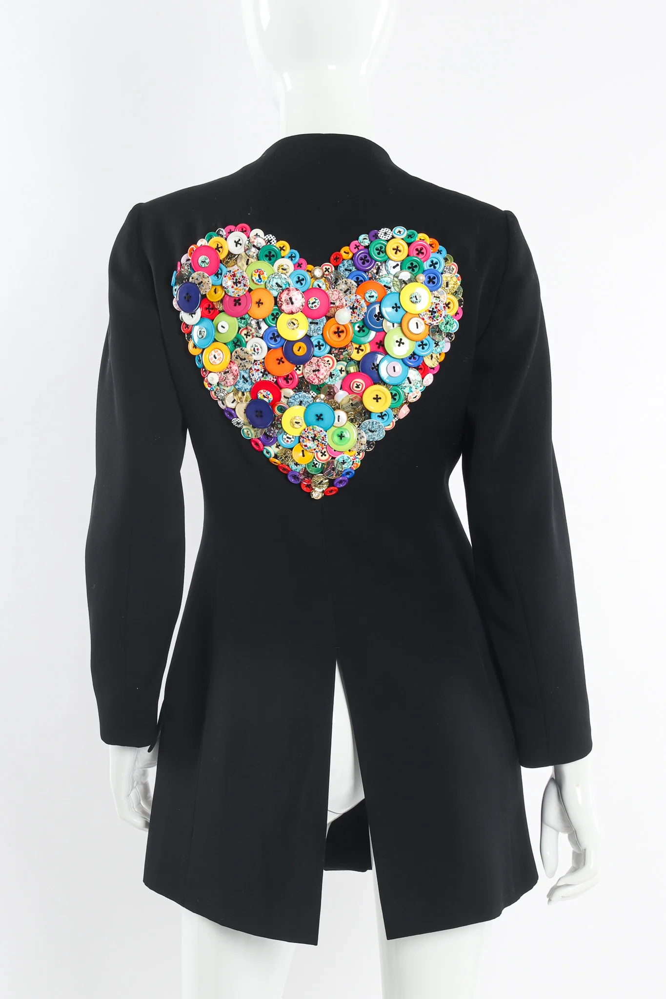 Love Button Wool Jacket - Image 6