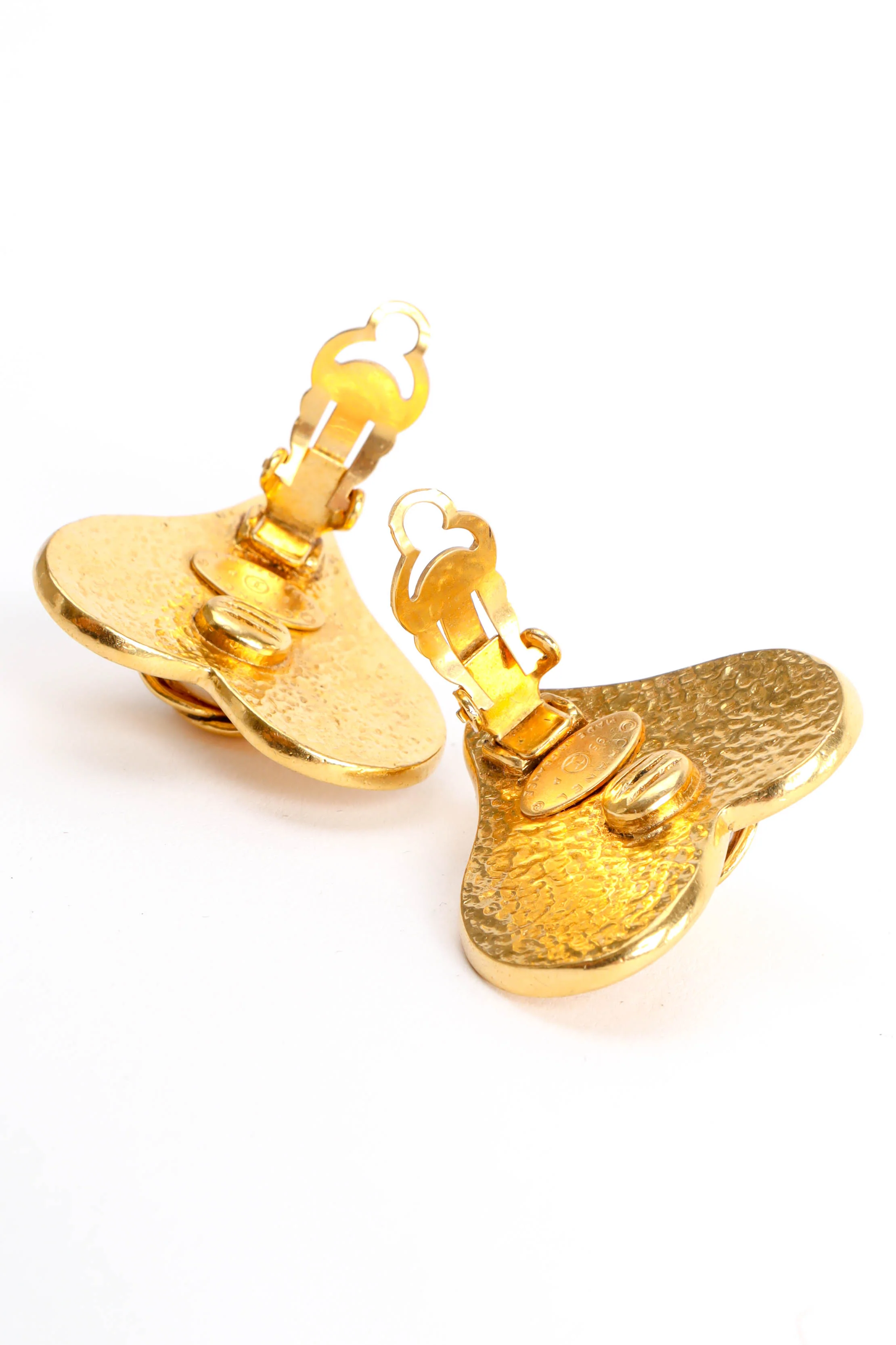 1995 Love CC Logo Pearl Earrings - Image 6