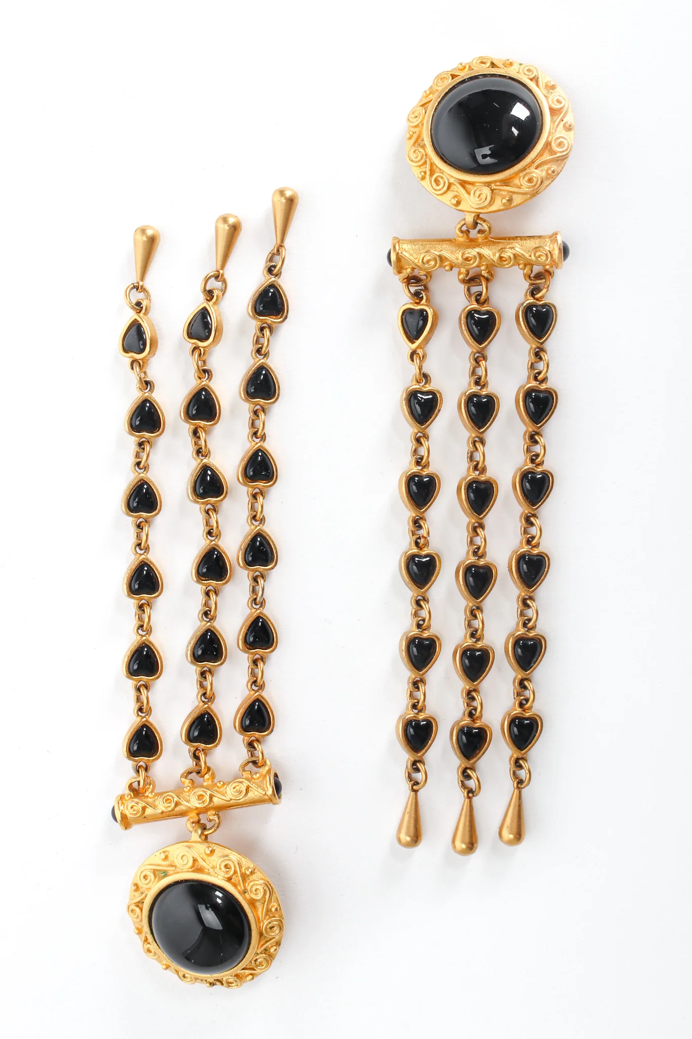 Love Chandelier Engraved Earrings - Image 3