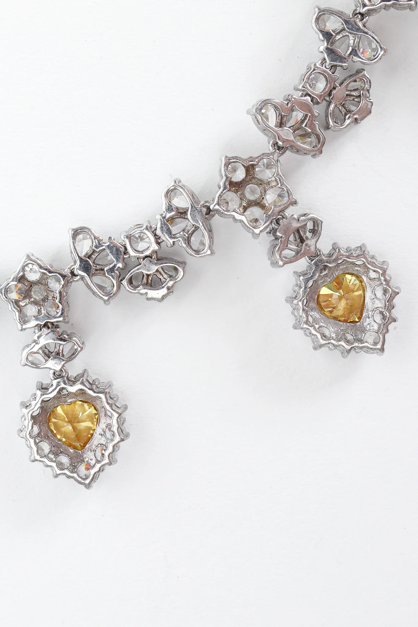 Love Flower Sterling Crystal Choker Necklace - Image 6
