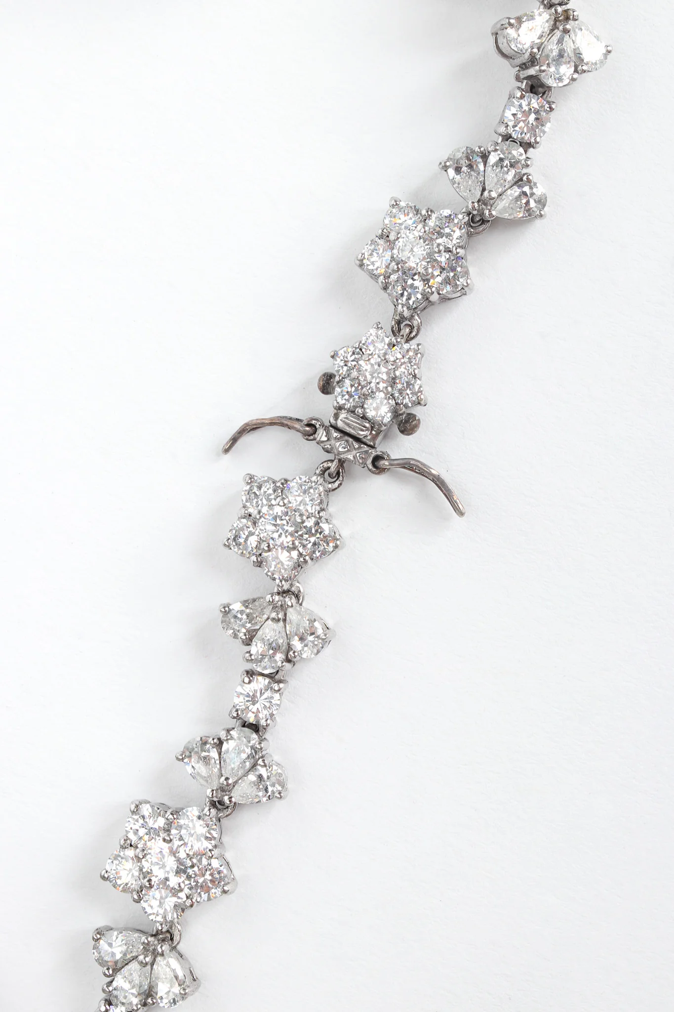 Love Flower Sterling Crystal Choker Necklace - Image 8