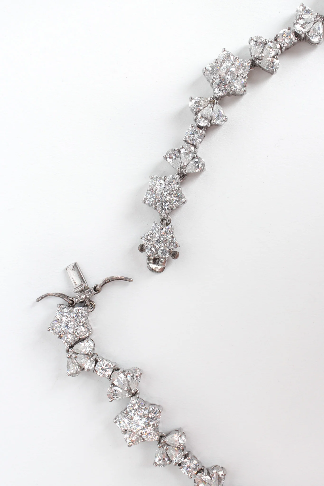 Love Flower Sterling Crystal Choker Necklace - Image 9