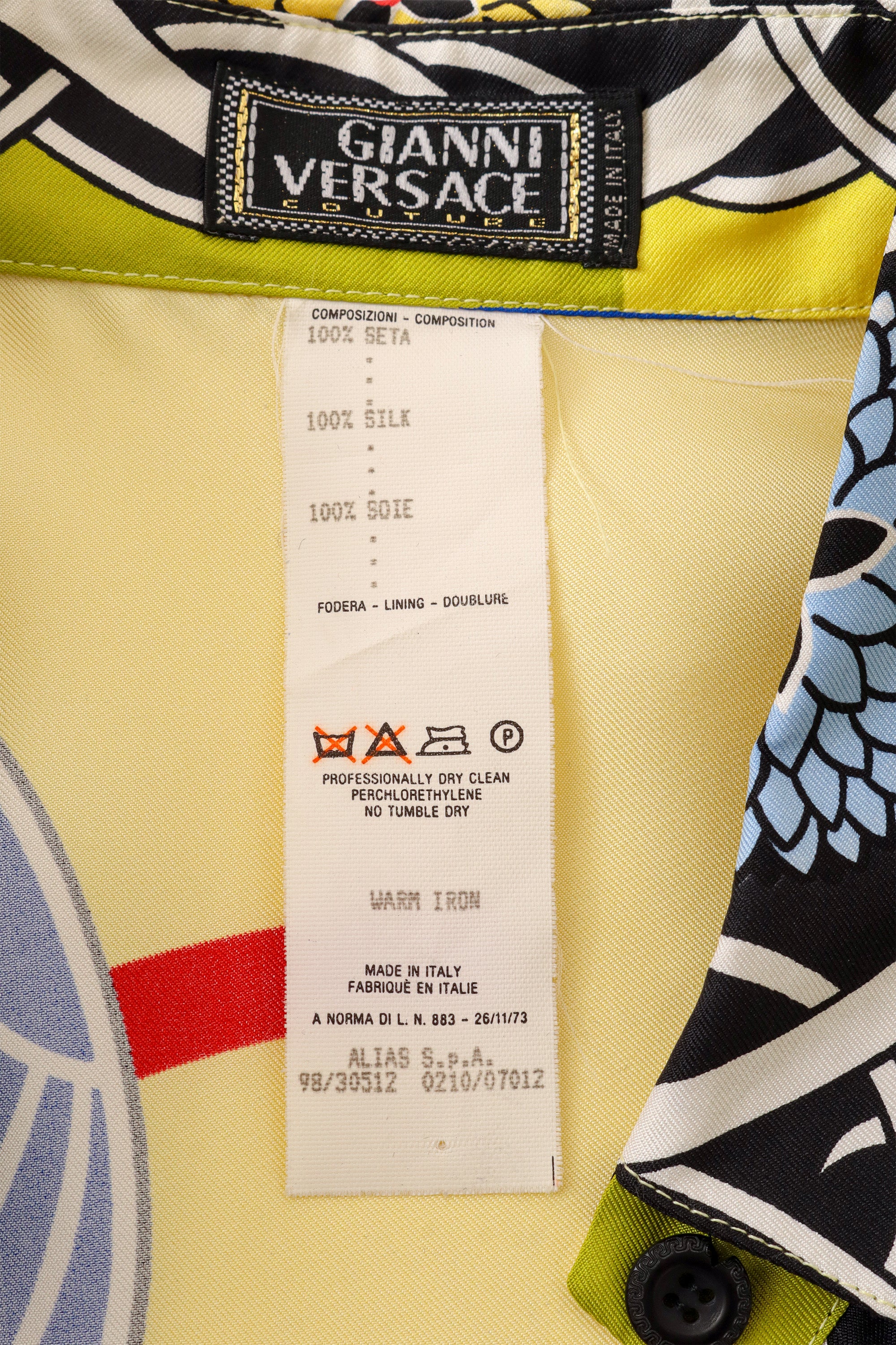 Mask Print Silk Shirt - Image 5