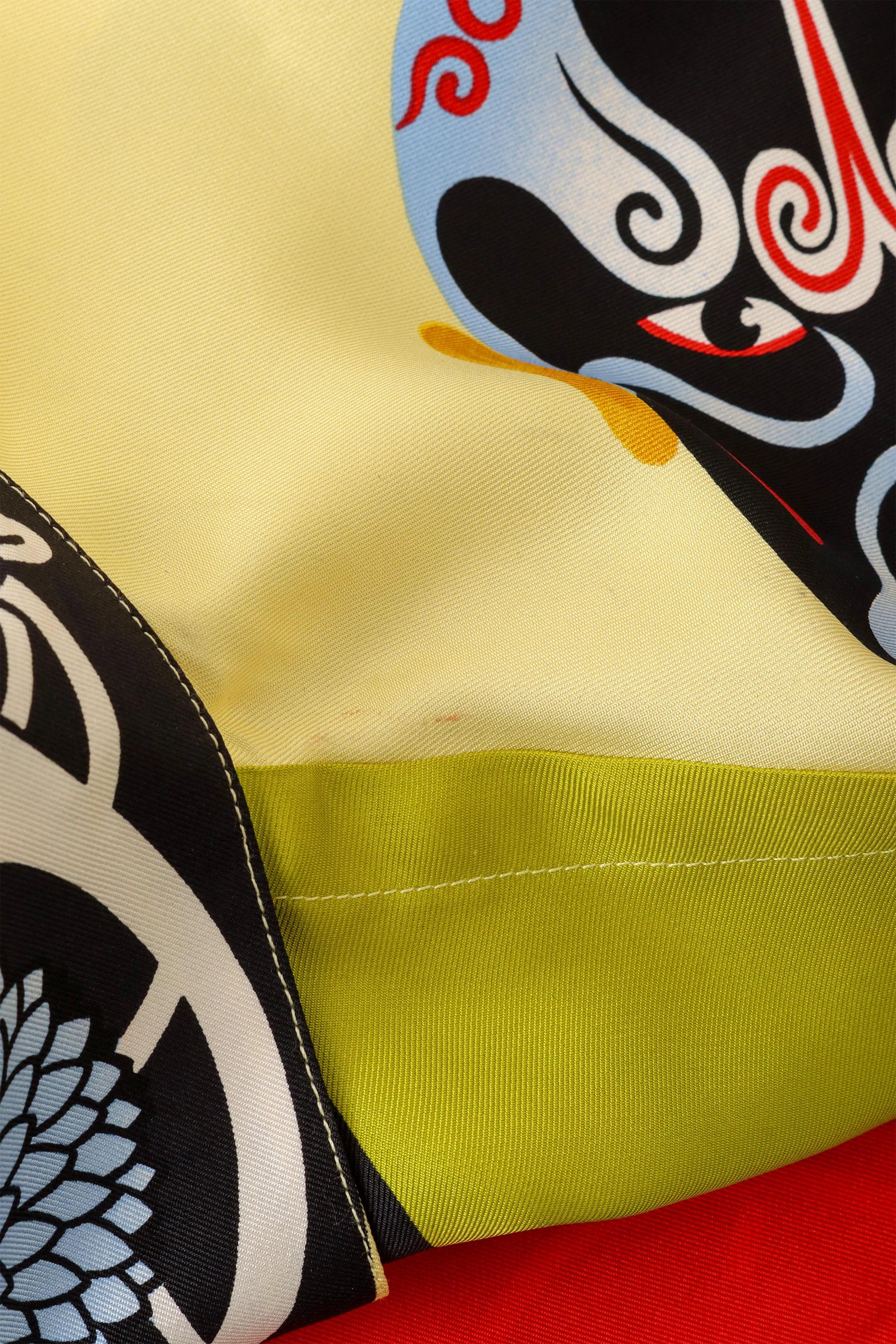 Mask Print Silk Shirt - Image 7